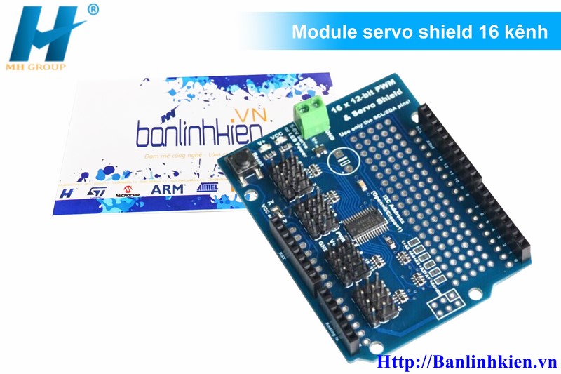 Module servo shield 16 kênh