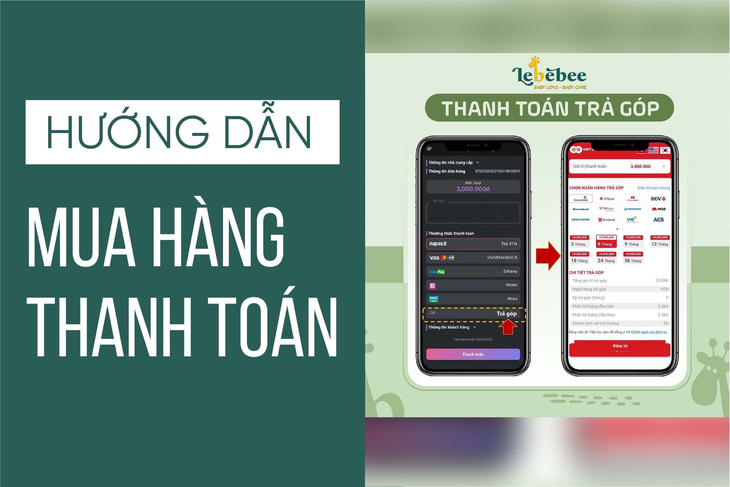 Hướng dẫn mua hàng, thanh toán