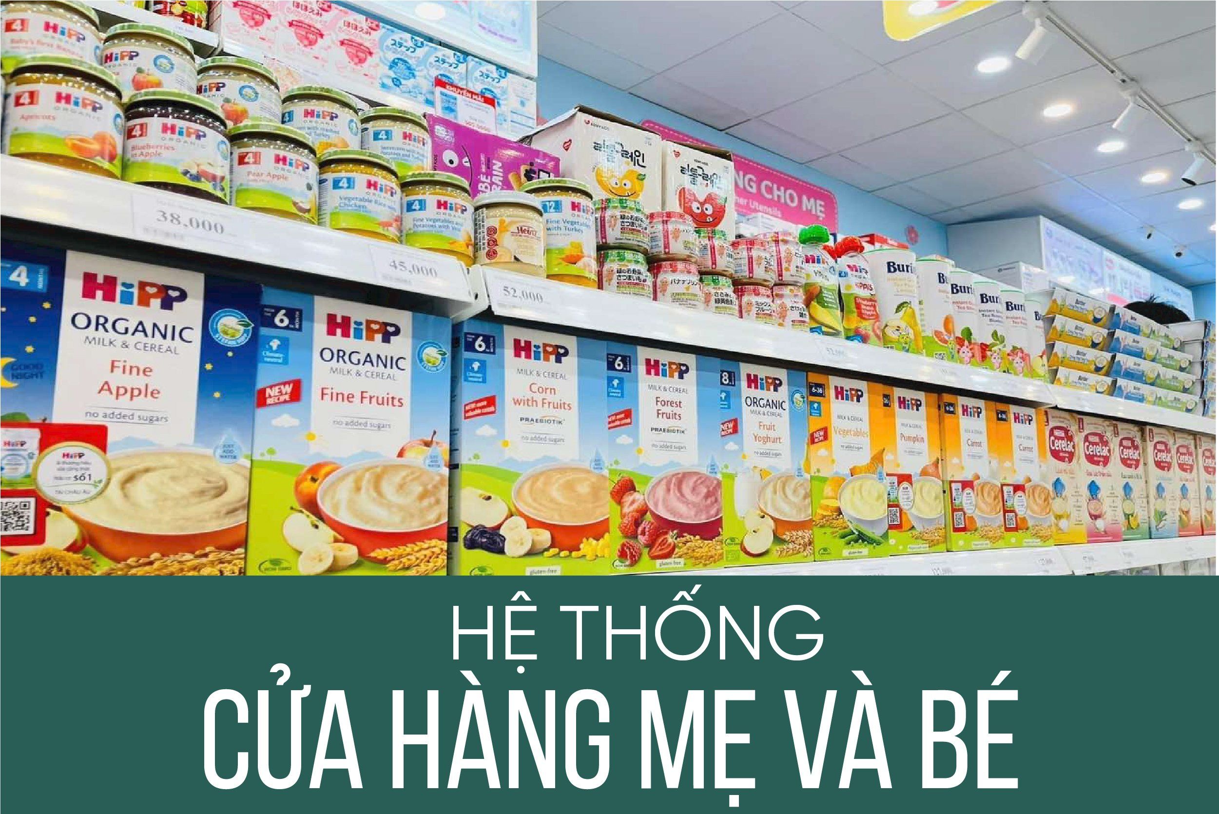 Hệ thống cửa hàng mẹ và bé