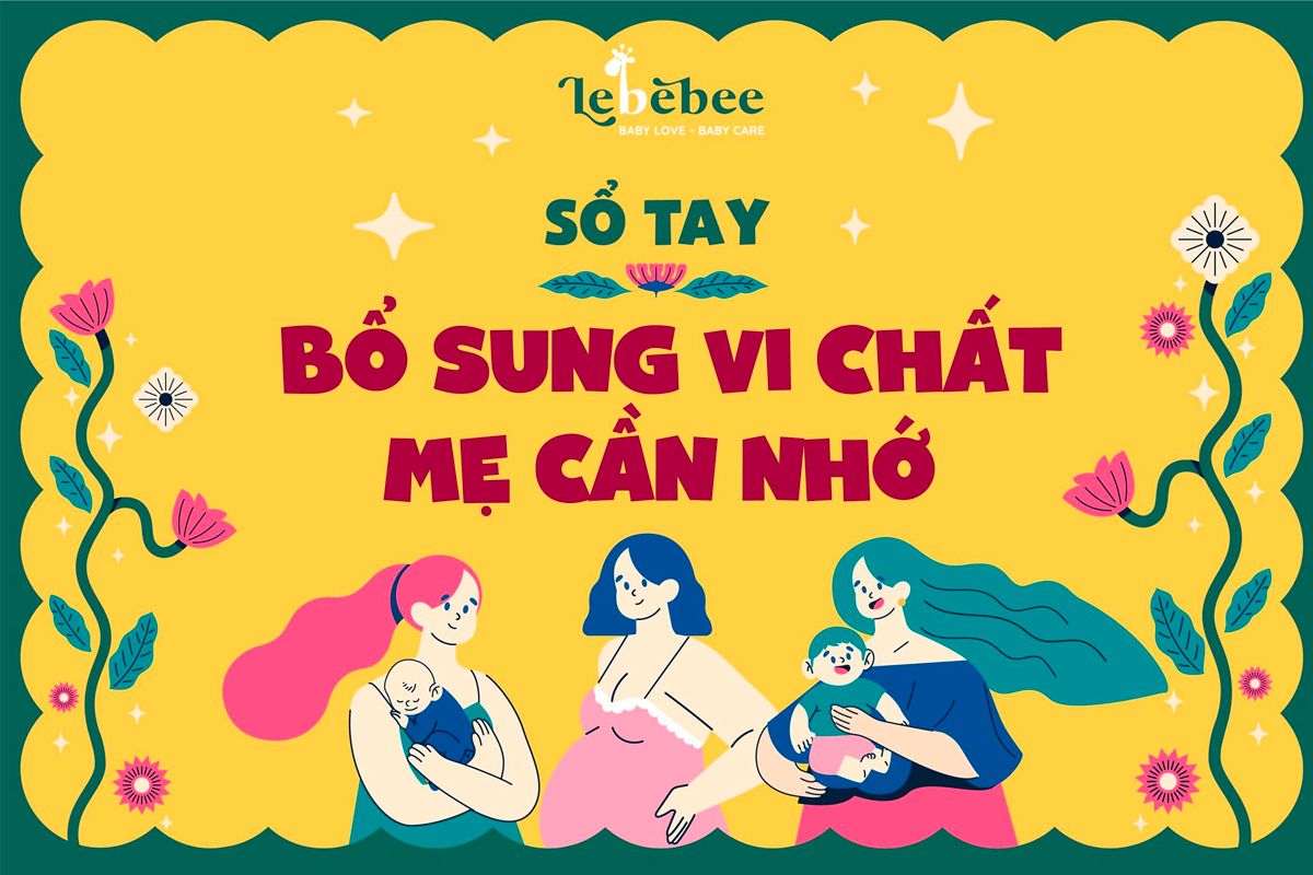 Sổ tay bổ sung vi chất mẹ cần nhớ