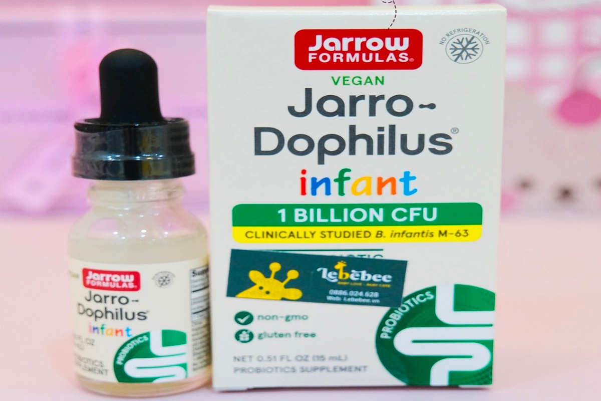 Men vi sinh Jarro Dophilus, dòng men duy nhất chứa MCTs tăng hấp thụ, hỗ trợ phát triển não và chống tiêu chảy bậc nhất dành cho bé 0-6m