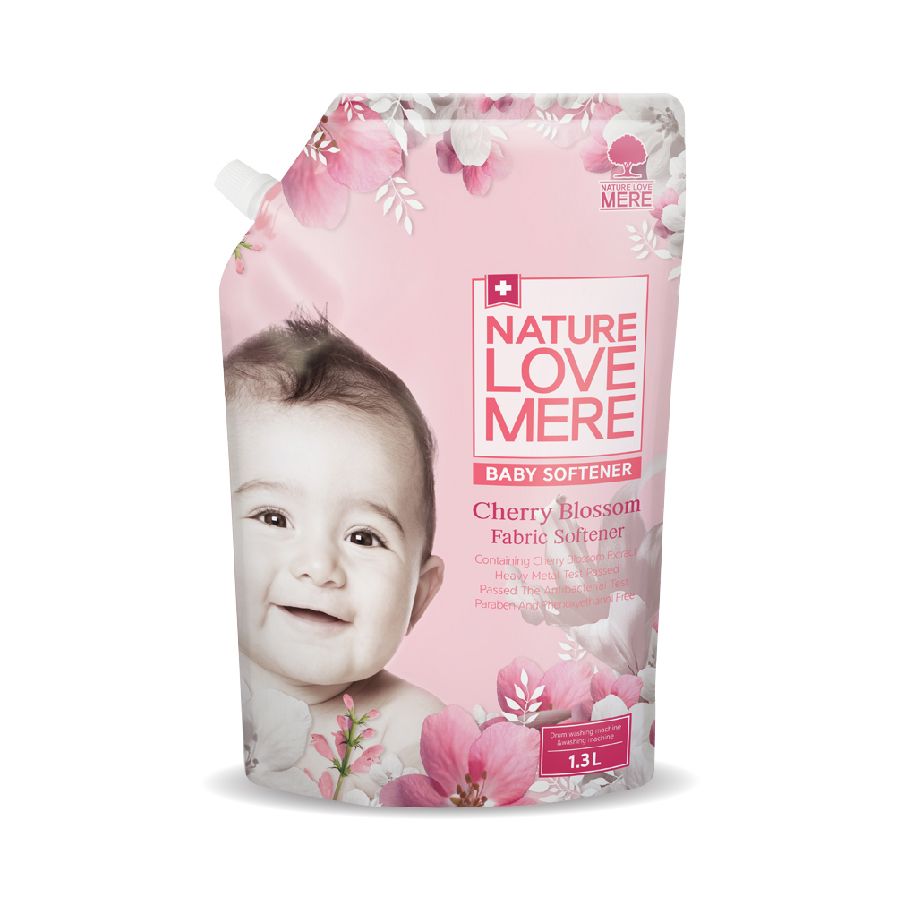 Nước xả thuần chay Cherry Nature Love Mere (Túi 1300ml)