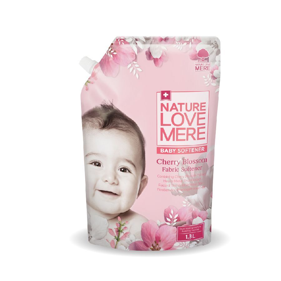 Nước giặt thuần chay Cherry Nature Love Mere (Túi 1300ml)