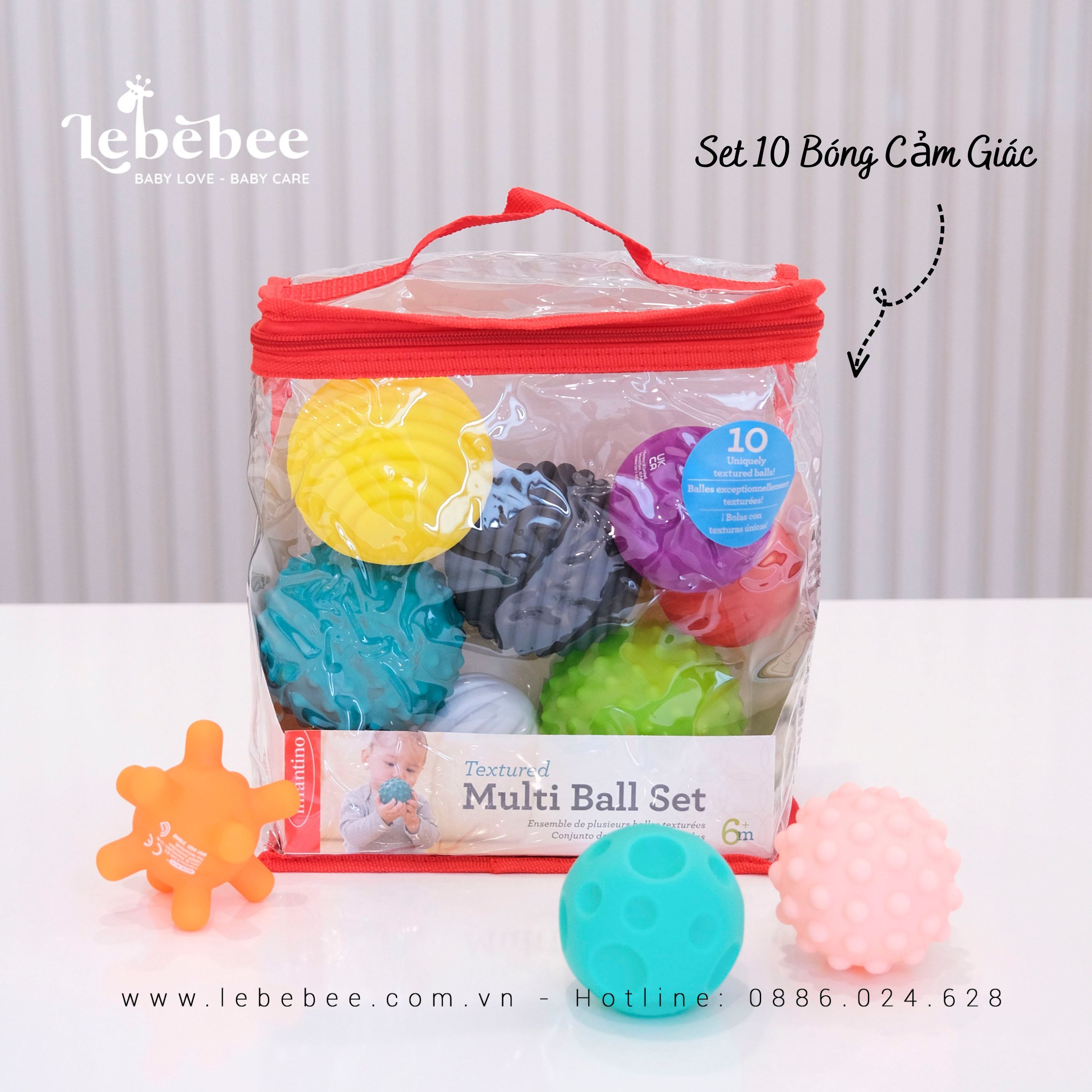 Infantino textured multi hot sale ball set 10