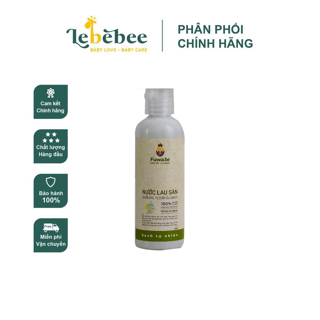 Nước lau sàn đậm đặc hương sả chanh FUWA3E 100ml
