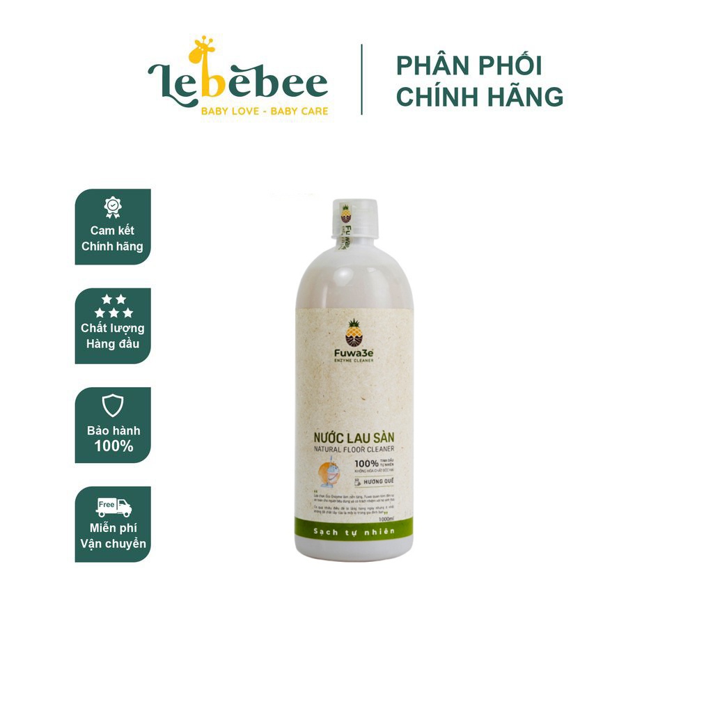 Nước lau sàn đậm đặc hương quế Fuwa3e 1000ml