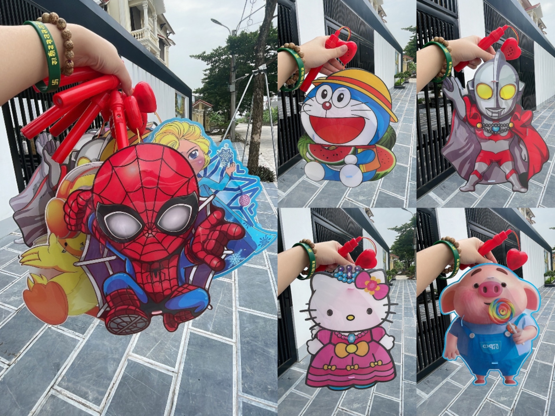 Đèn lồng hoạt hình cho bé- Hàng tặng miwako
