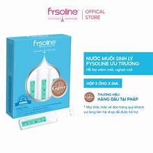 Hàng tặng Fysoline - Nước muối sinh lý Fysoline Gifrer xanh giảm ngạt mũi, khô mũi ( hộp 5 ống ) )