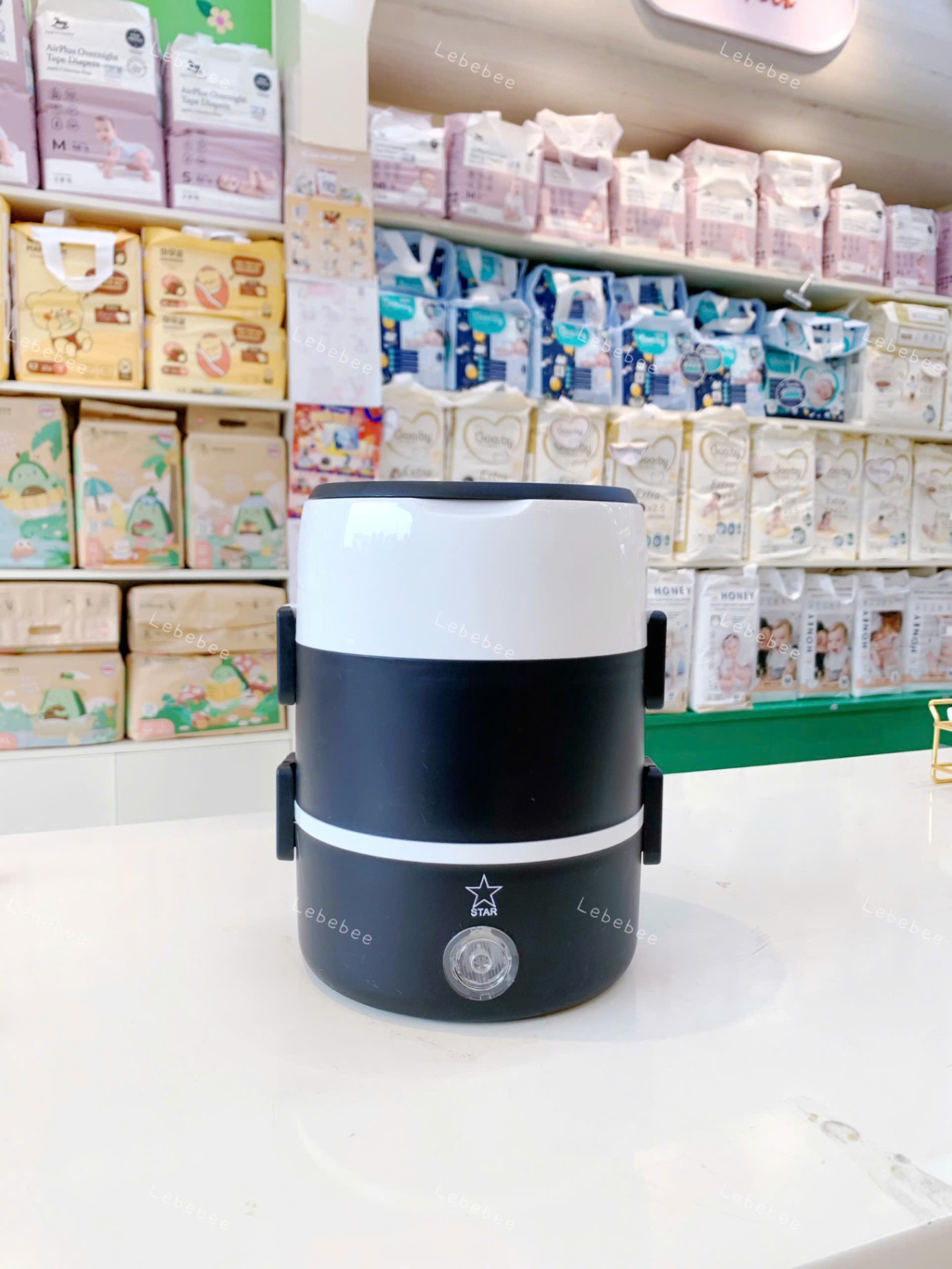 Hộp đựng cơm 3 tầng cắm điện honey (3b)