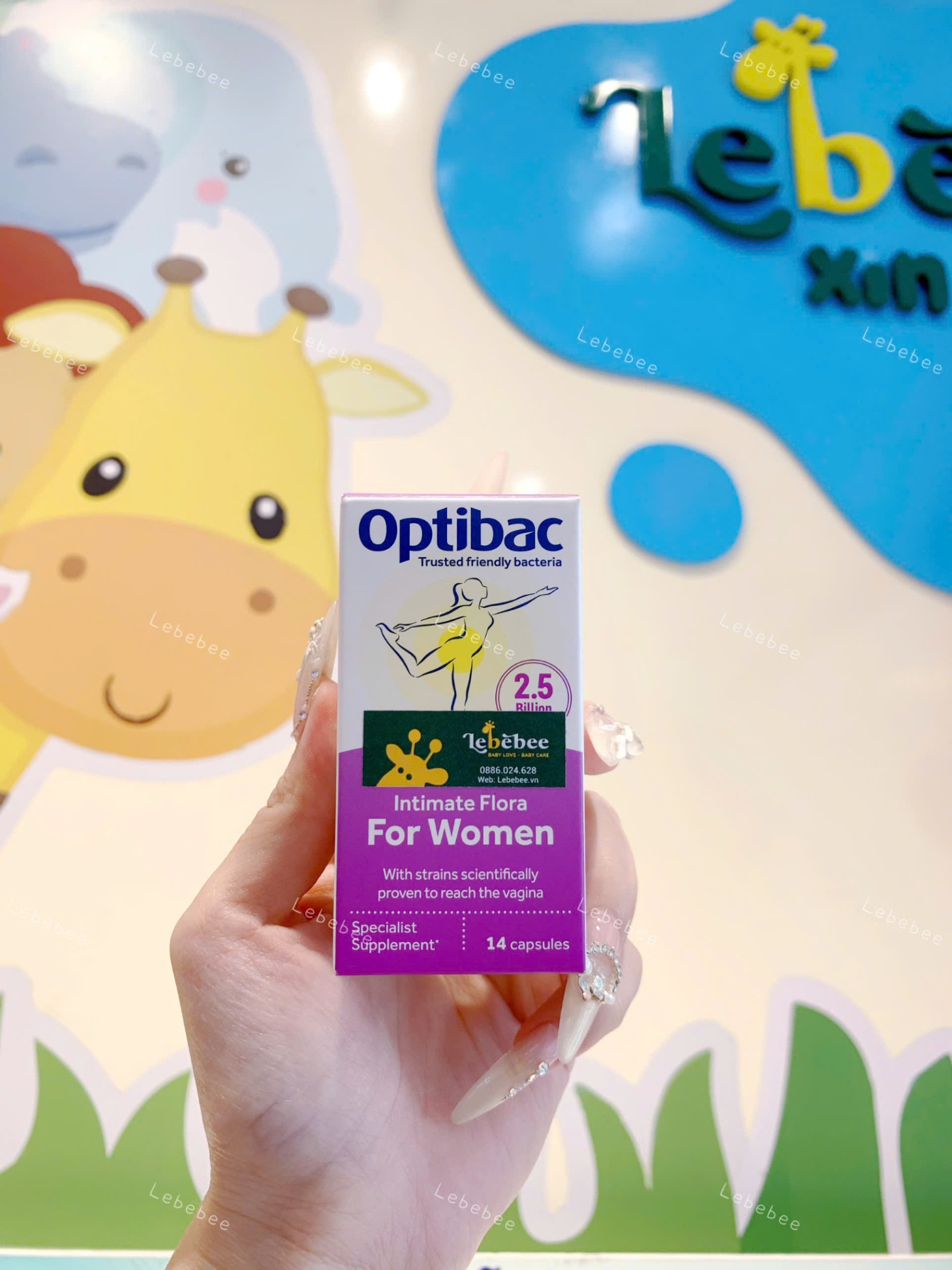 Men vi sinh Optibac tím Optibac for women (14 viên)