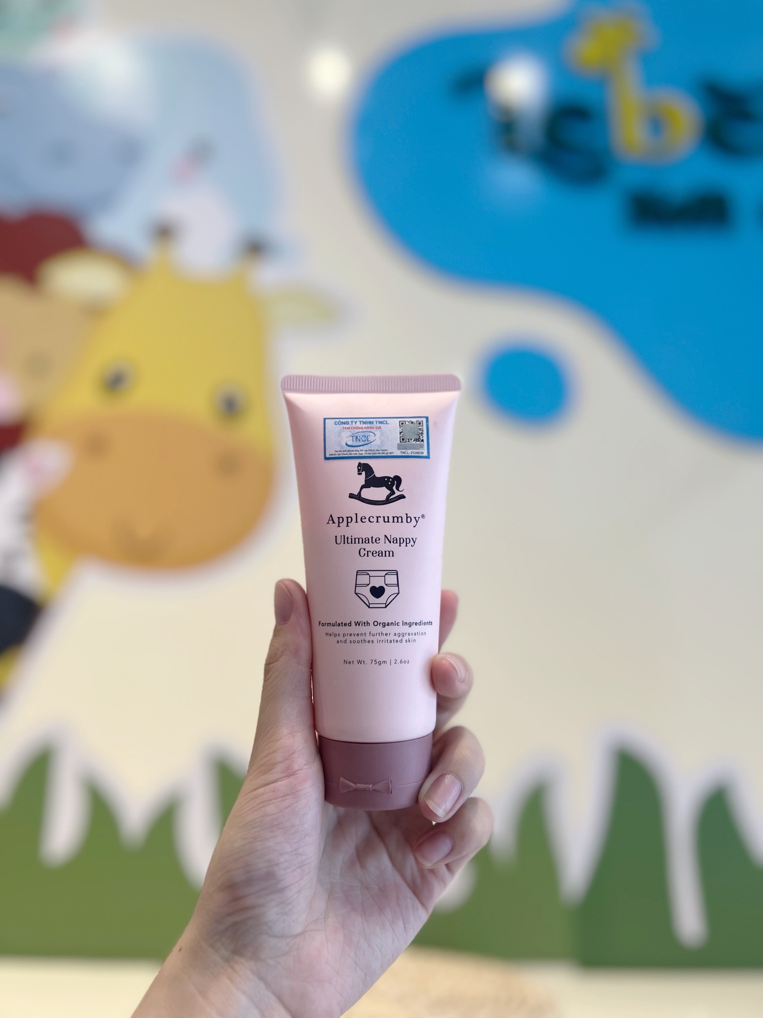 Kem làm dịu và chống hăm tã applecrumby ultimate nappy cream 75ml