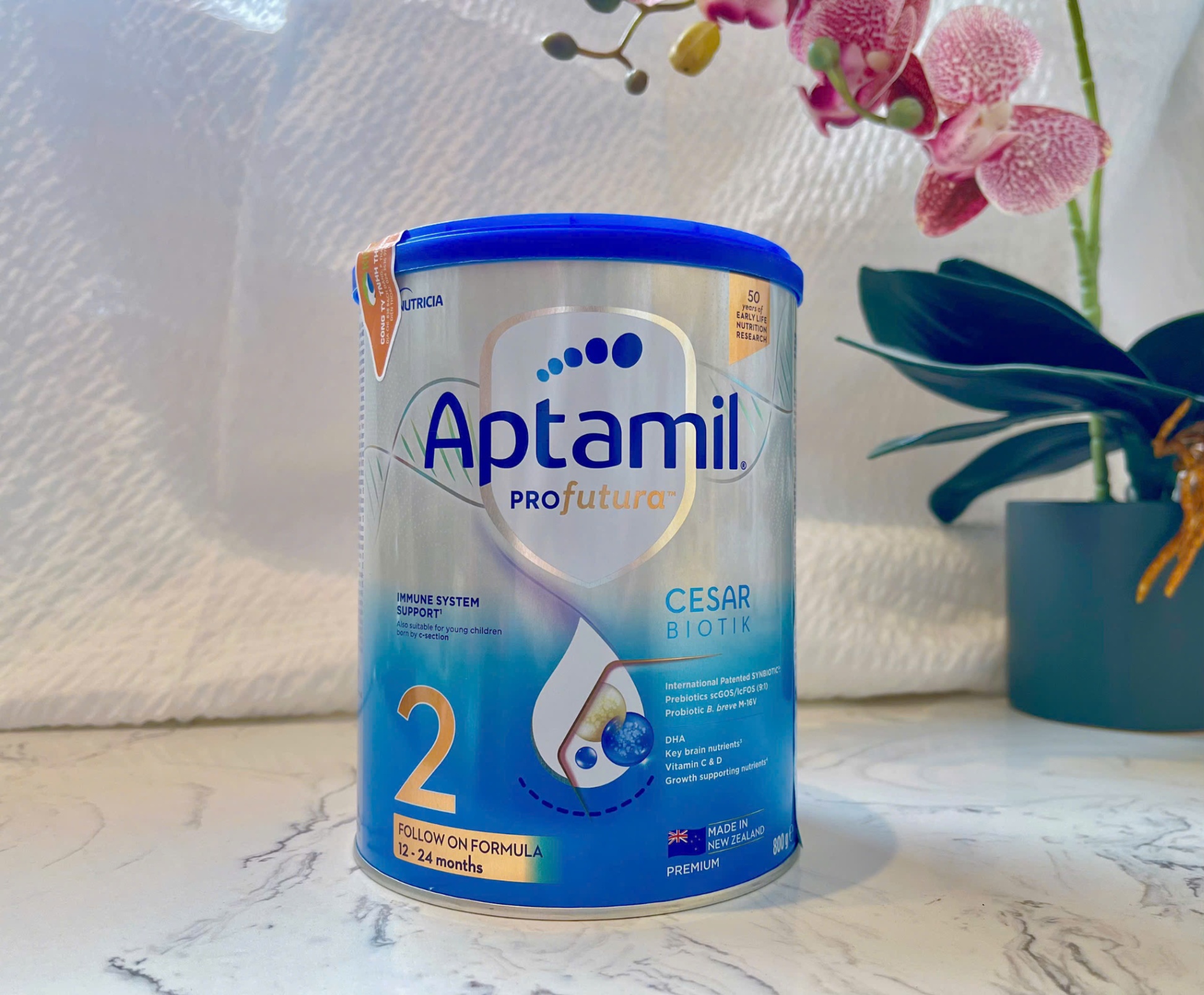 Aptamil Profutura Cesarbiotik New Zealand số 2 800g (1-2 tuổi)