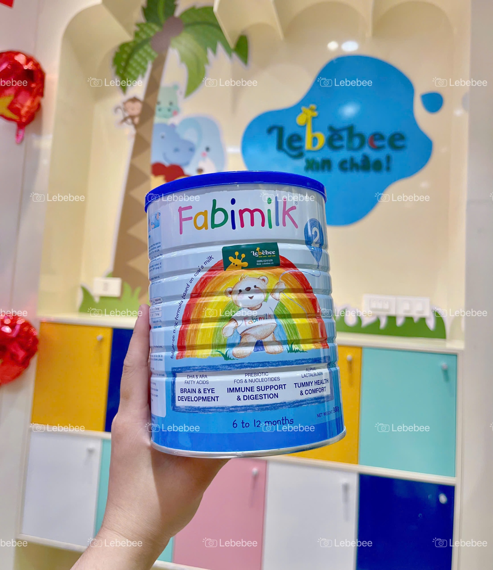 Sữa Fabimilk số 2 cho bé từ 6-12 tháng tuổi 900g