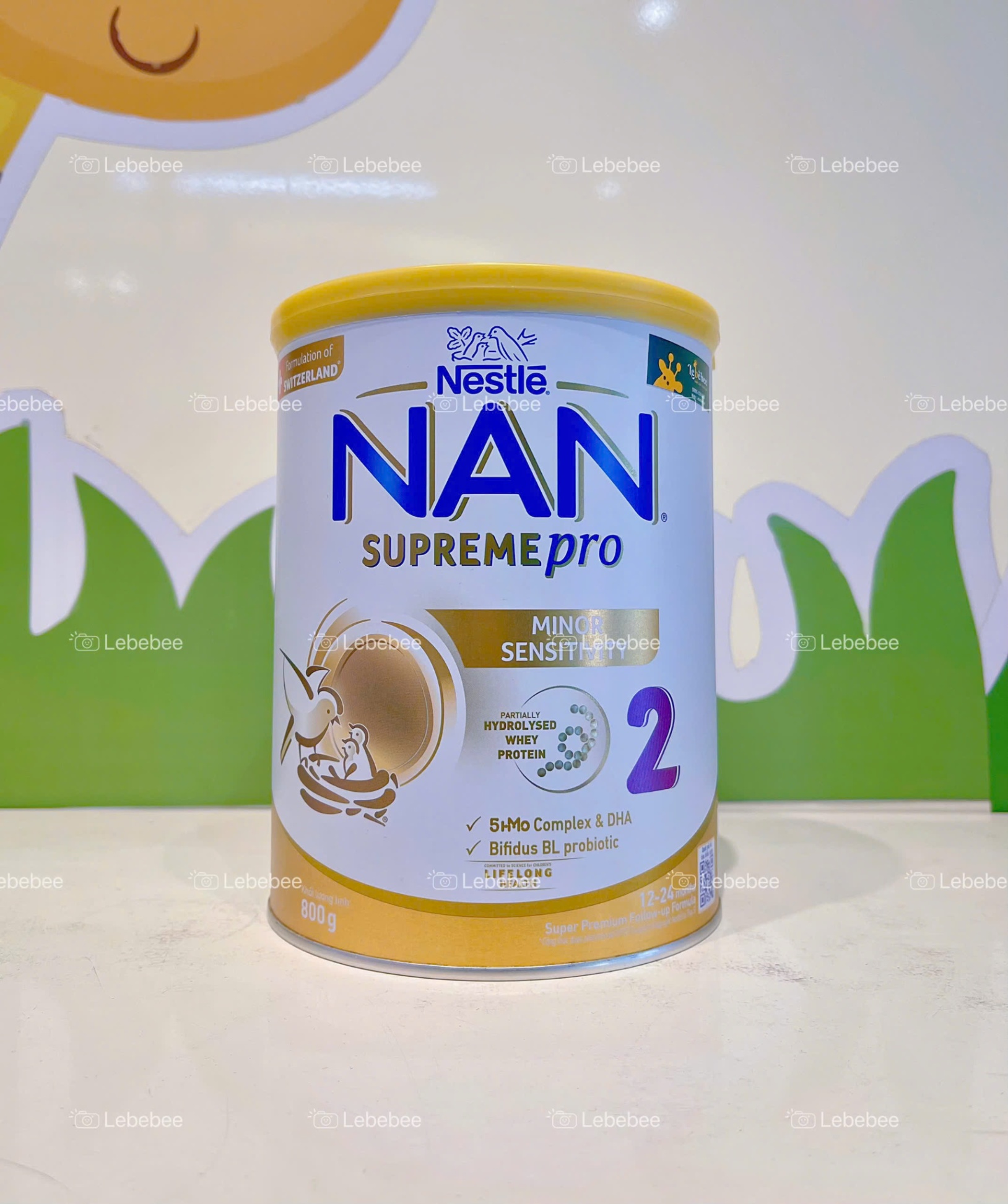 Sữa NAN SUPREME PRO số 2 800g (12-24 tháng)