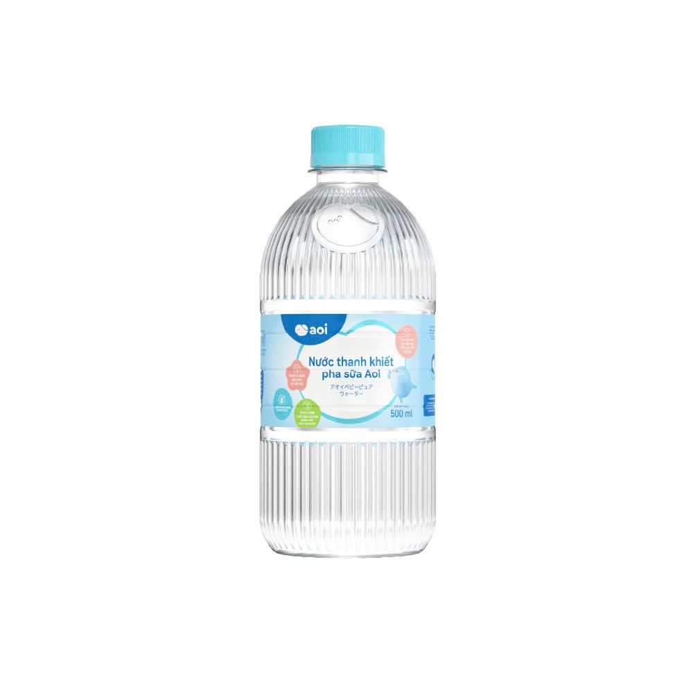 Nước thanh khiết pha sữa AOI 500ml