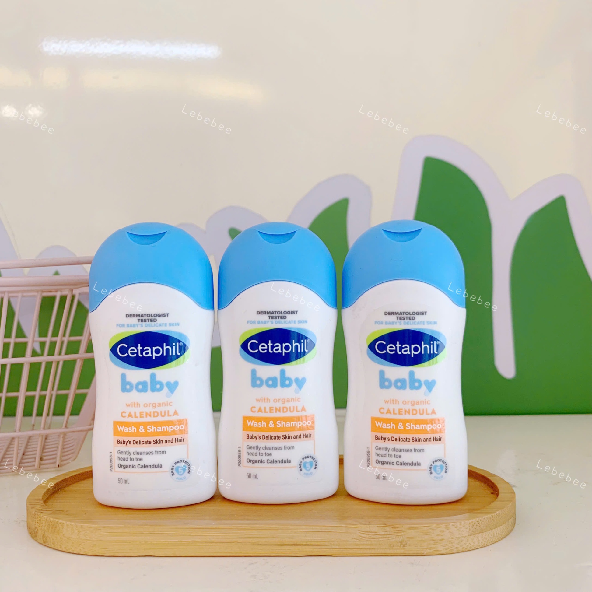 Sữa tắm gội trẻ em tinh chất hoa cúc Cetaphil With Organic Calendula 50ml