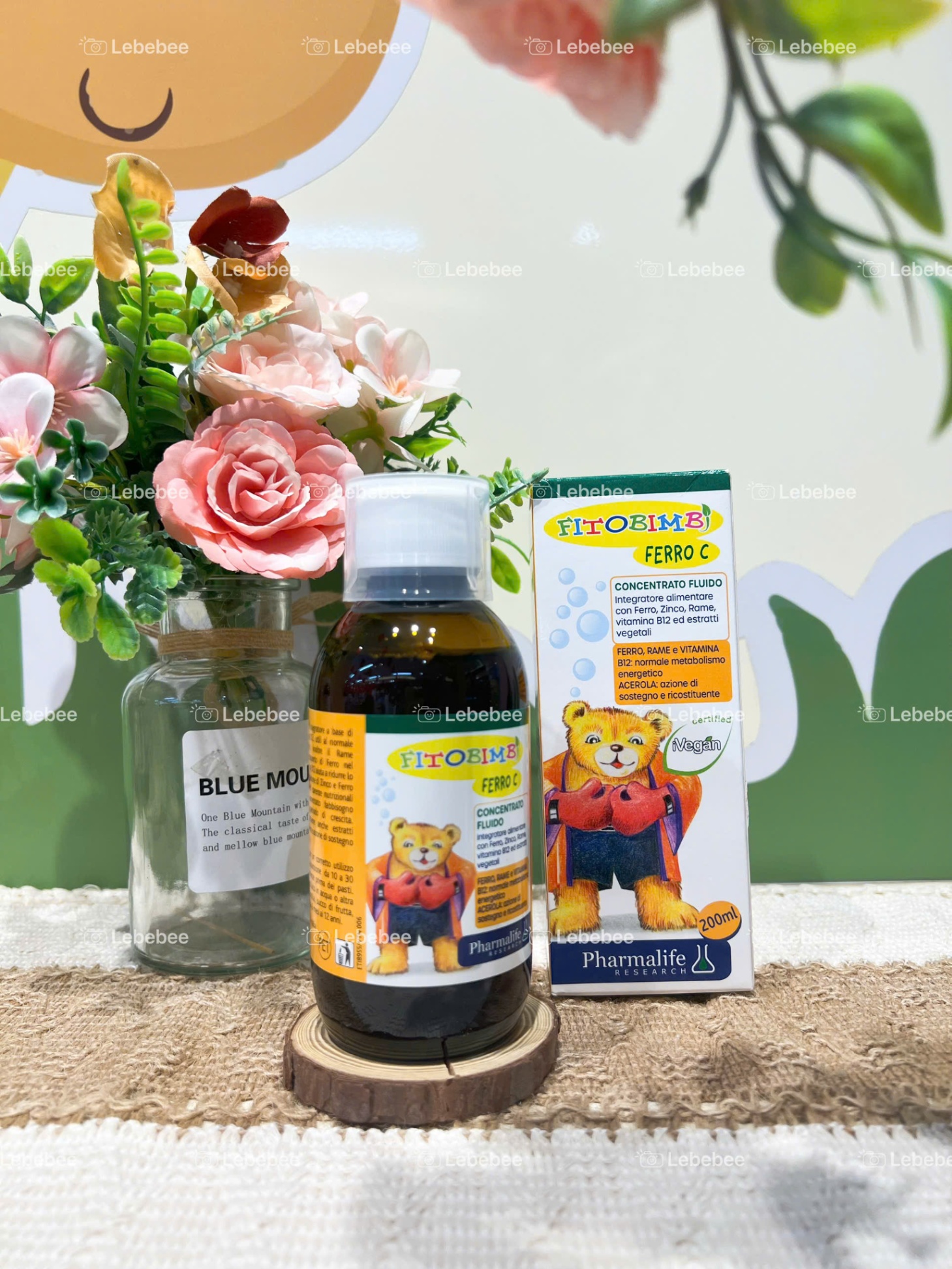 Thực phẩm bảo vệ sức khỏe FitoBimBi Ferro C 200ml- vitamin tổng hợp tăng đề kháng (6m+)