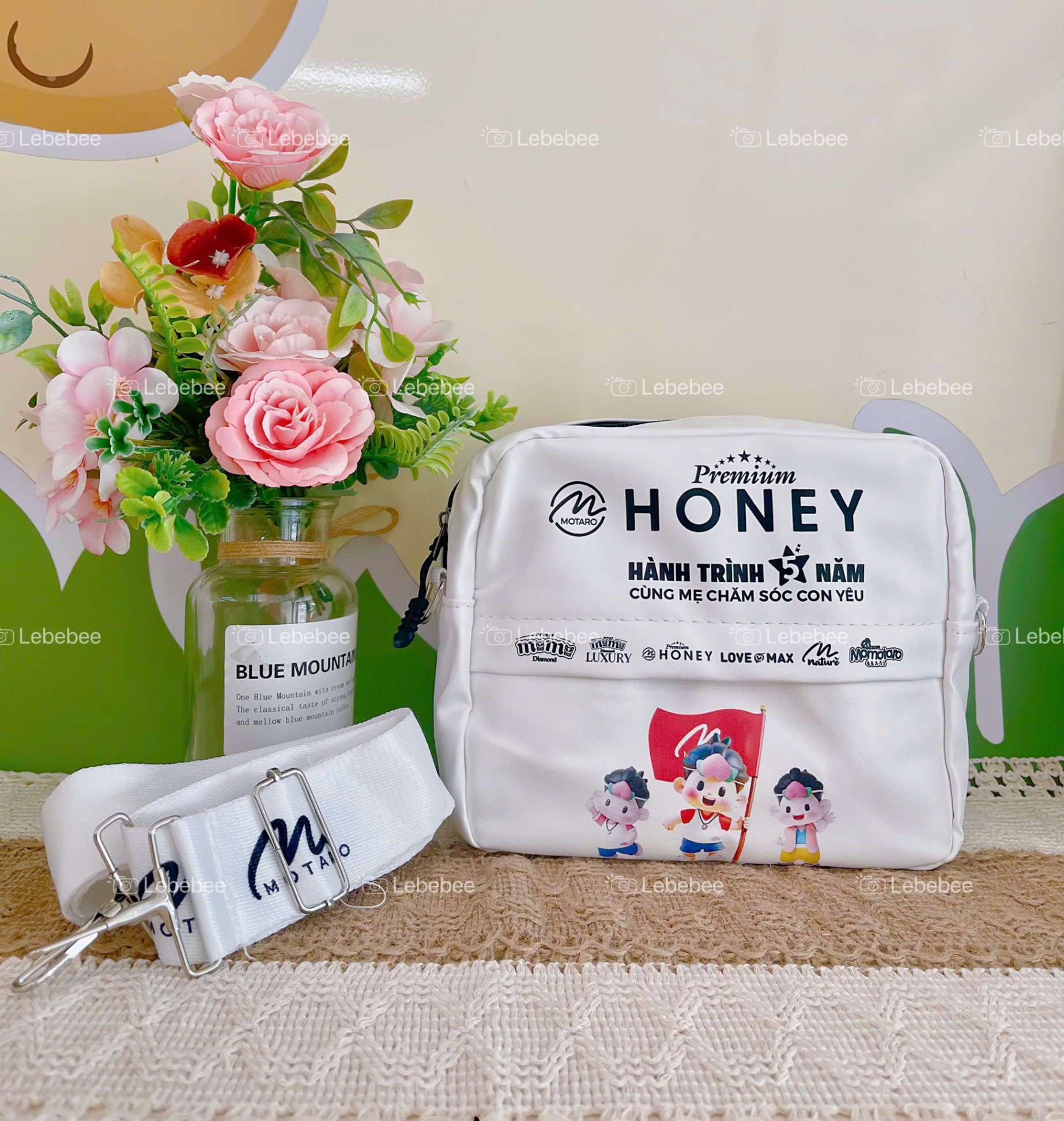 Túi đeo chéo momotaro honey