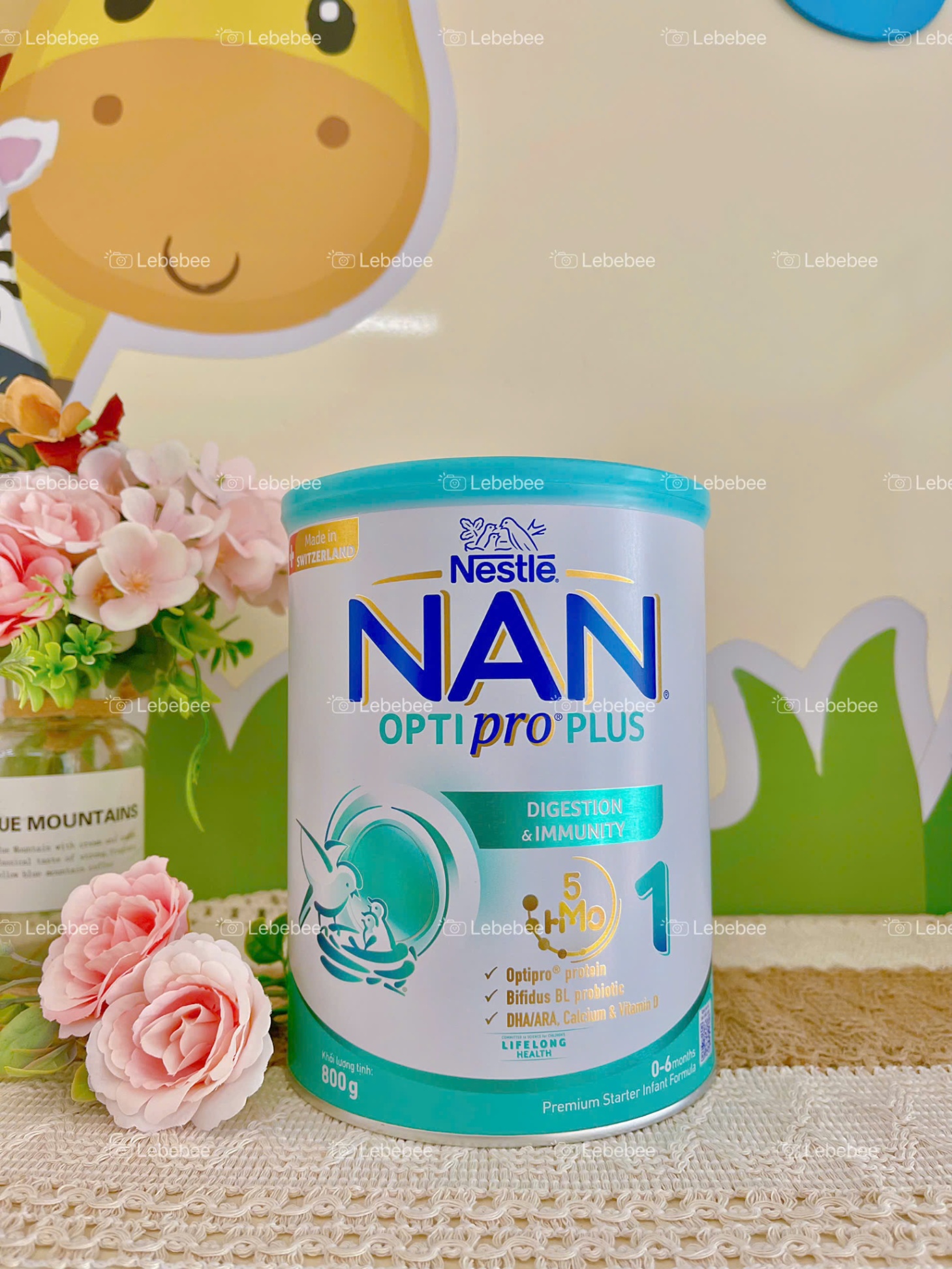 Sữa Nan Optipro Plus Số 1 5HMO 800g (0-6 tháng)