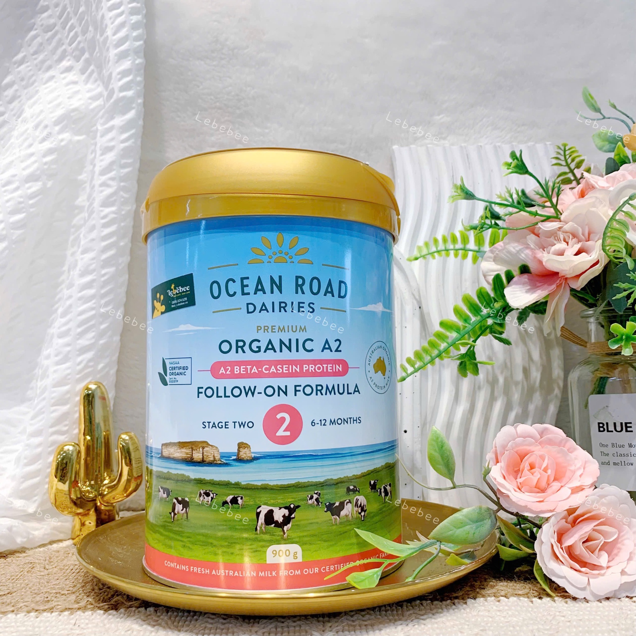 Sữa Ocean Road Dairies Organic A2 số 2 6 - 12 tháng 900g