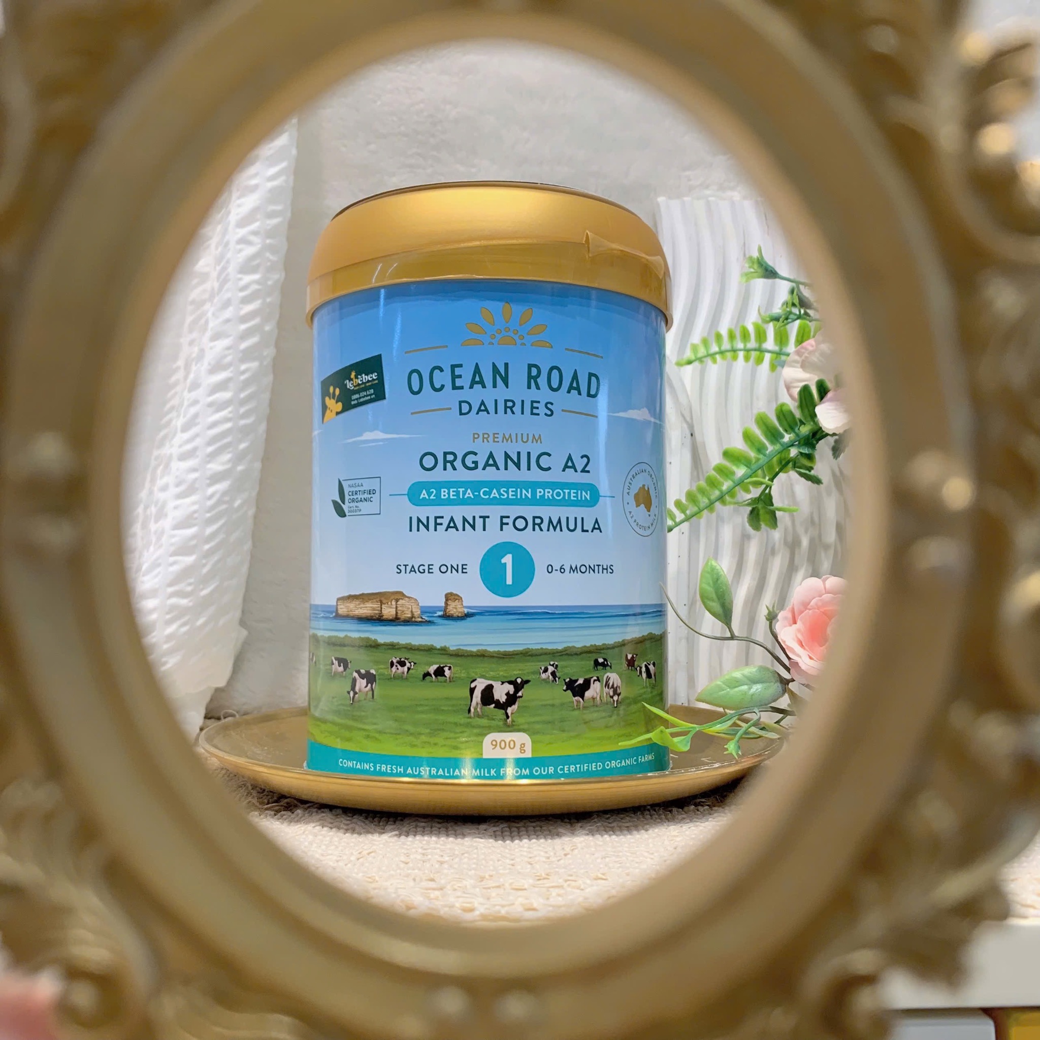Sữa Ocean Road Dairies Organic A2 số 1 0 - 6 tháng 900g