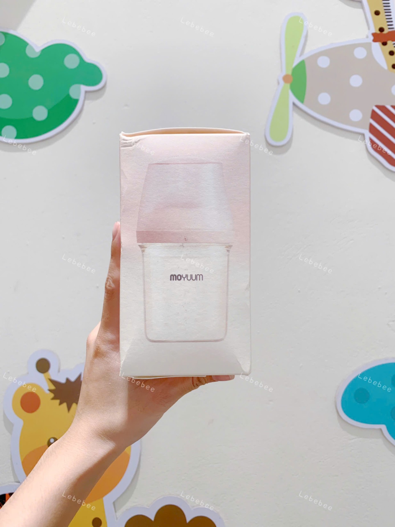 Bình sữa Moyuum PPSU Mov.aa cho bé từ 1m+ mẫu trơn 160ml