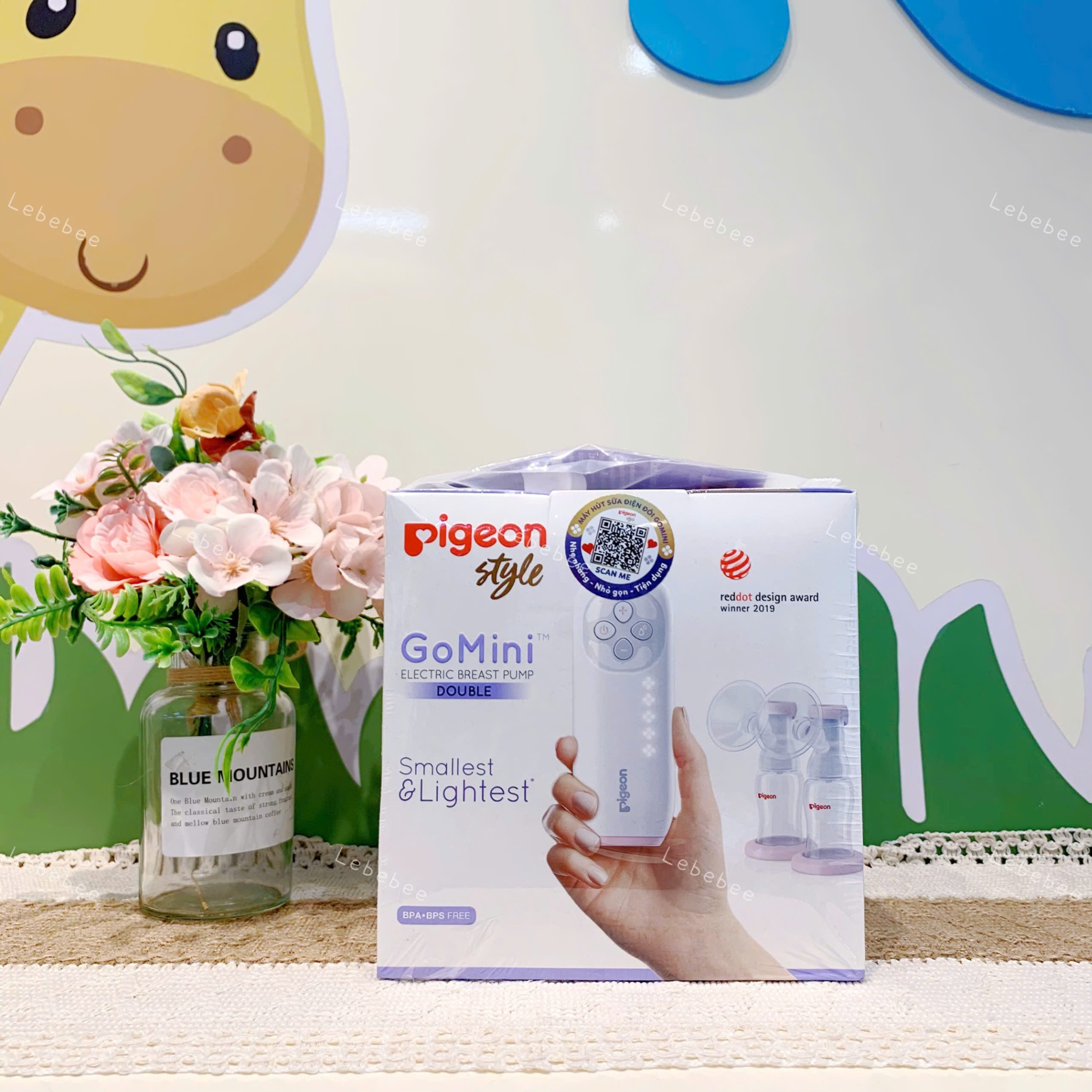 Máy hút sữa điện đôi GOMINI pigeon