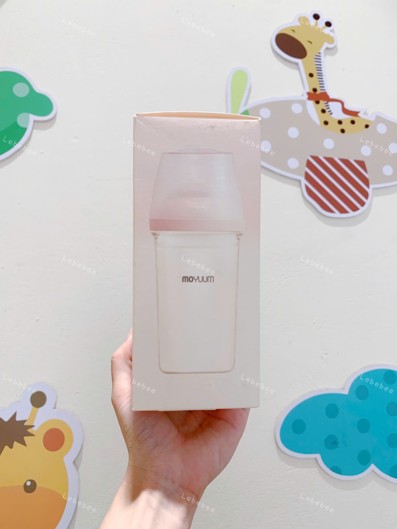 Bình sữa Moyuum PPSU Mov.aa cho bé từ 3m+ mẫu trơn 250ml