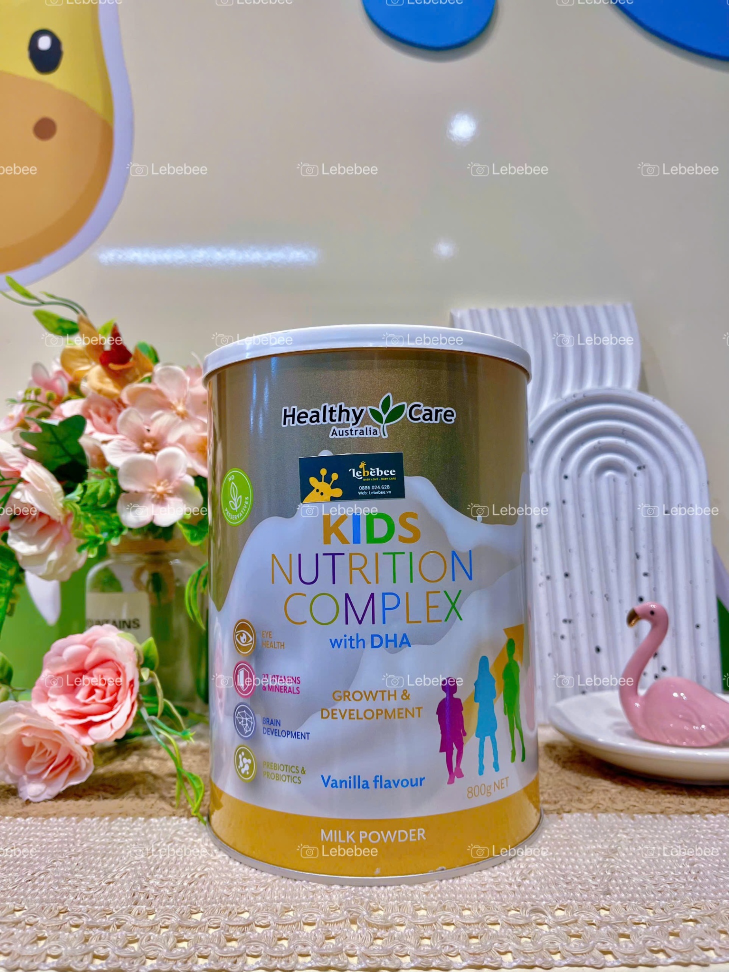 Sữa Healthy Care Kids Nutrition Complex with DHA 1-12 tuổi 800g