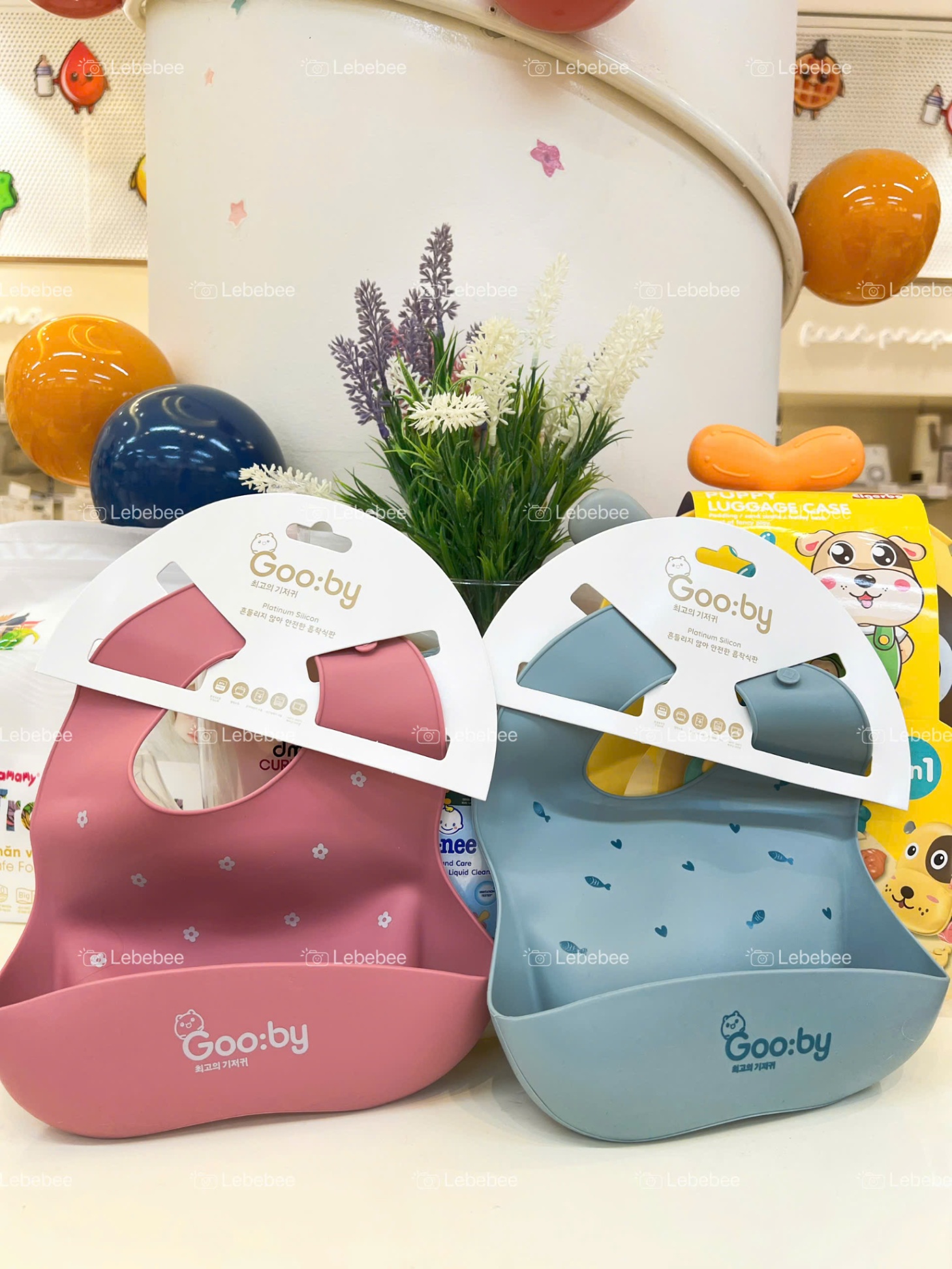 Yếm ăn dặm silicone gooby 1b