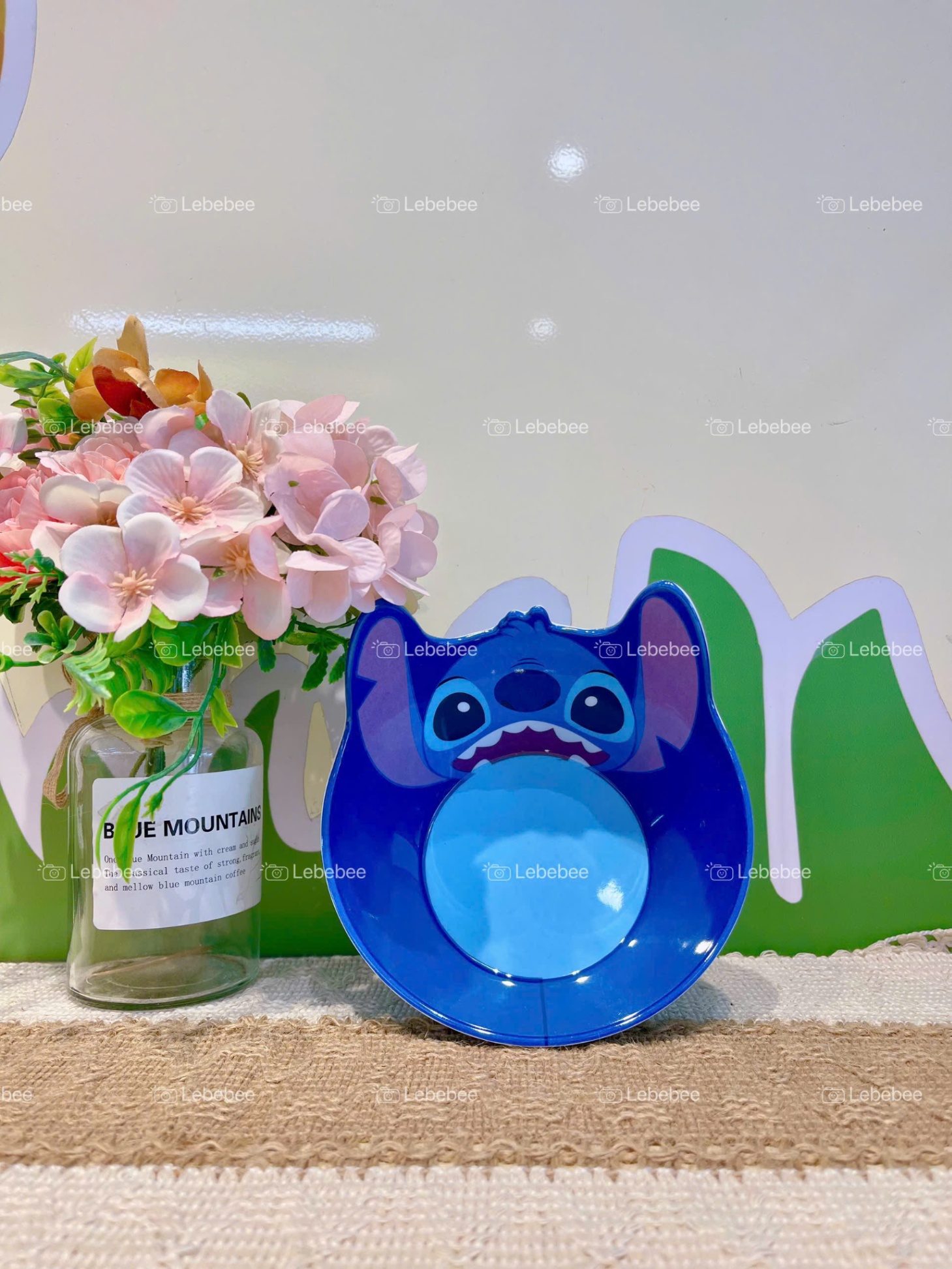 Bát Melamine 3D Stitch (bát con chó xanh biển)