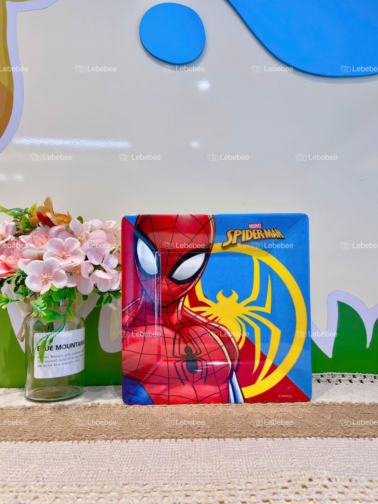 Đĩa Melamine vuông 9 inch Marvel Người Nhện (Spider-Man)