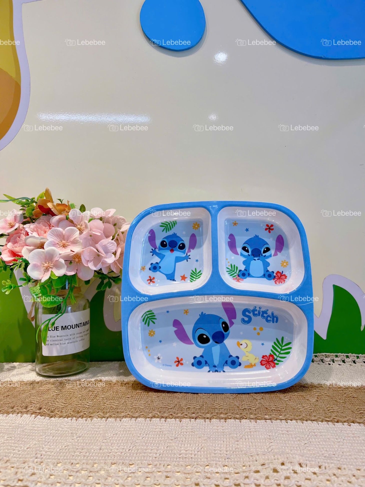 Khay Melamine 3 ngăn hình Stitch