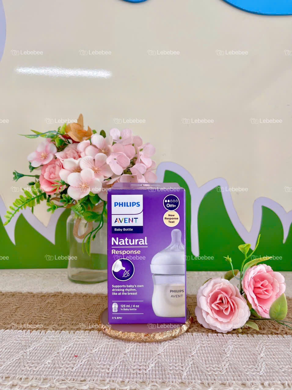 Bình sữa Philips Avent mô phỏng tự nhiên mới cho trẻ từ 0 tháng tuổi 125ml