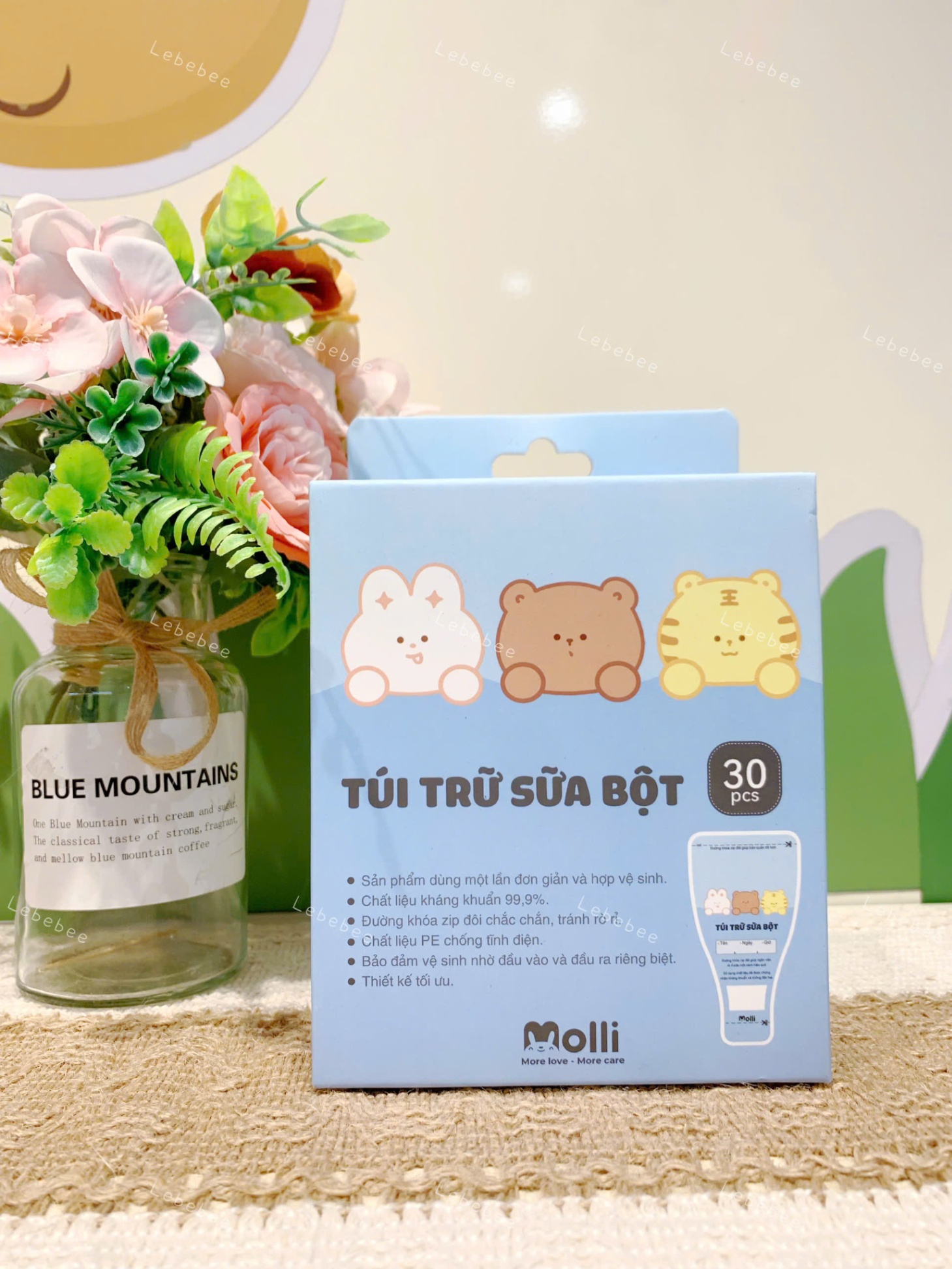 Molli - Túi trữ sữa bôt di động