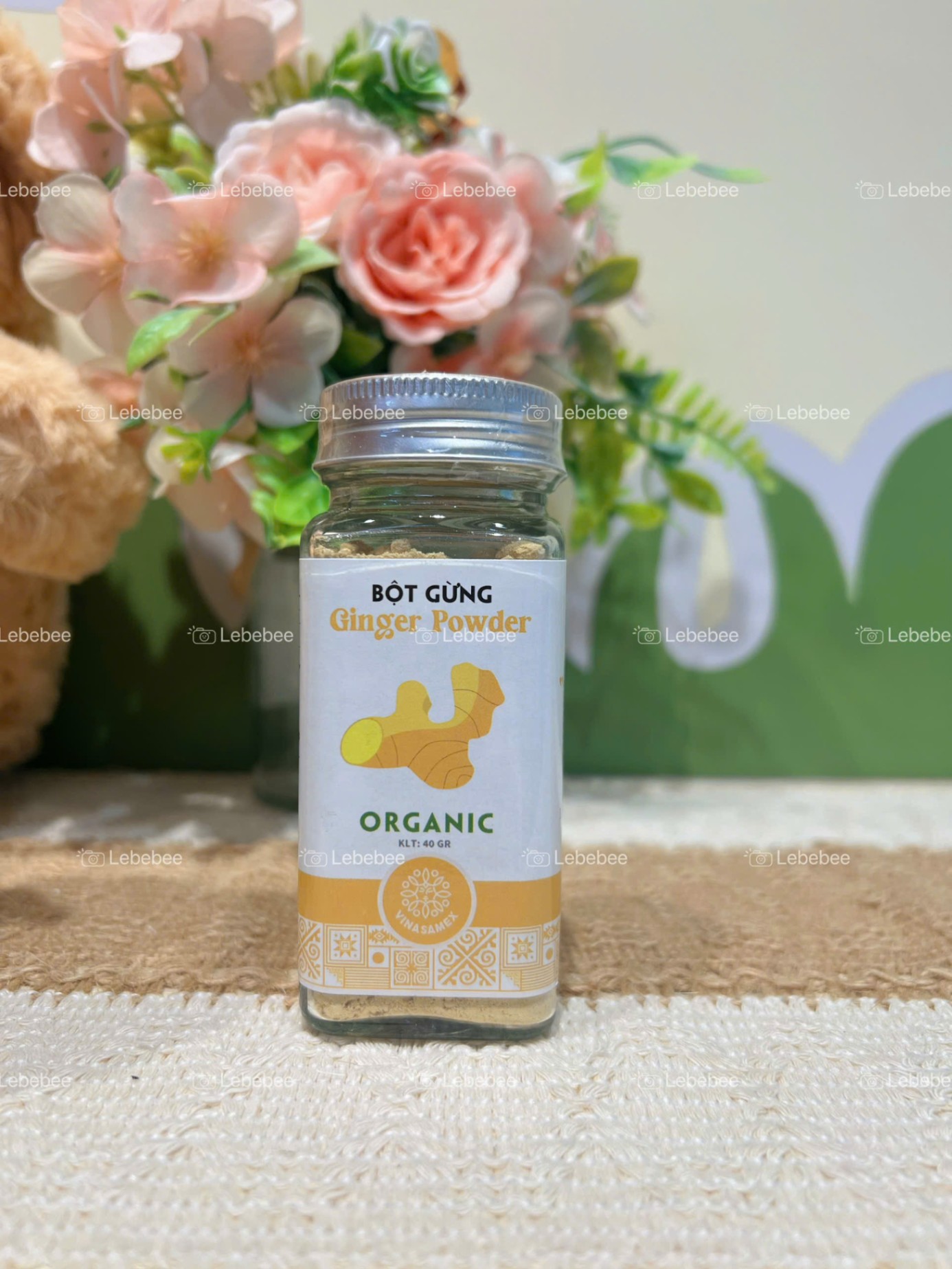 Bột gừng hữu cơ vinasamex 50g