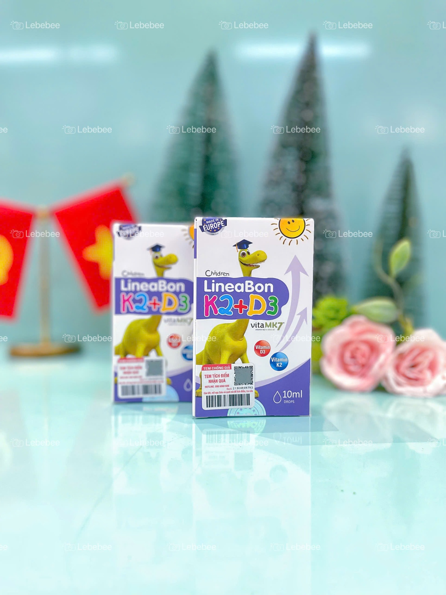 Vitamin D3K2 Lineabon Drops 10ml (tím)
