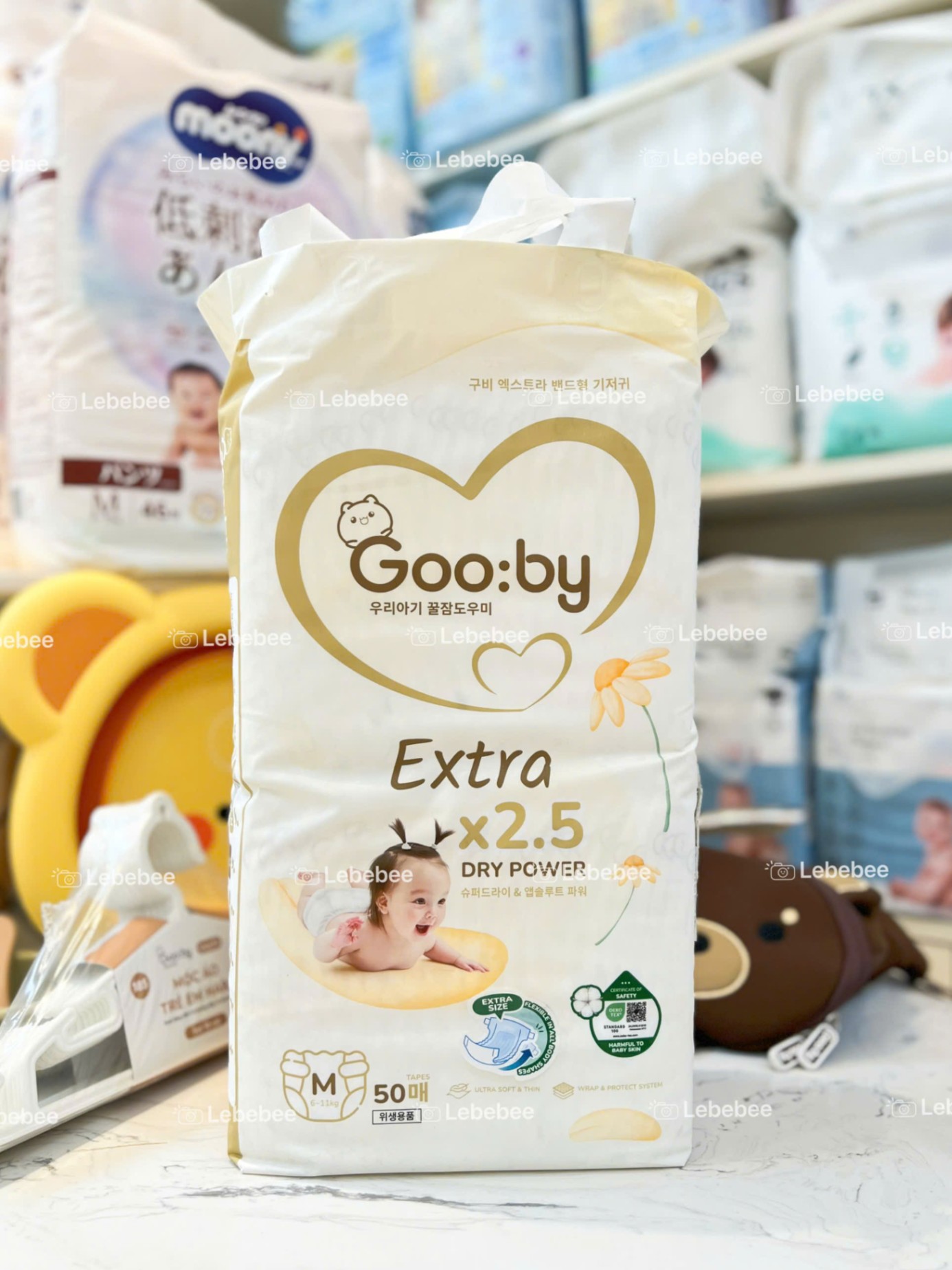 Bỉm dán Gooby Extra – Size M48 ( 6-11kg)