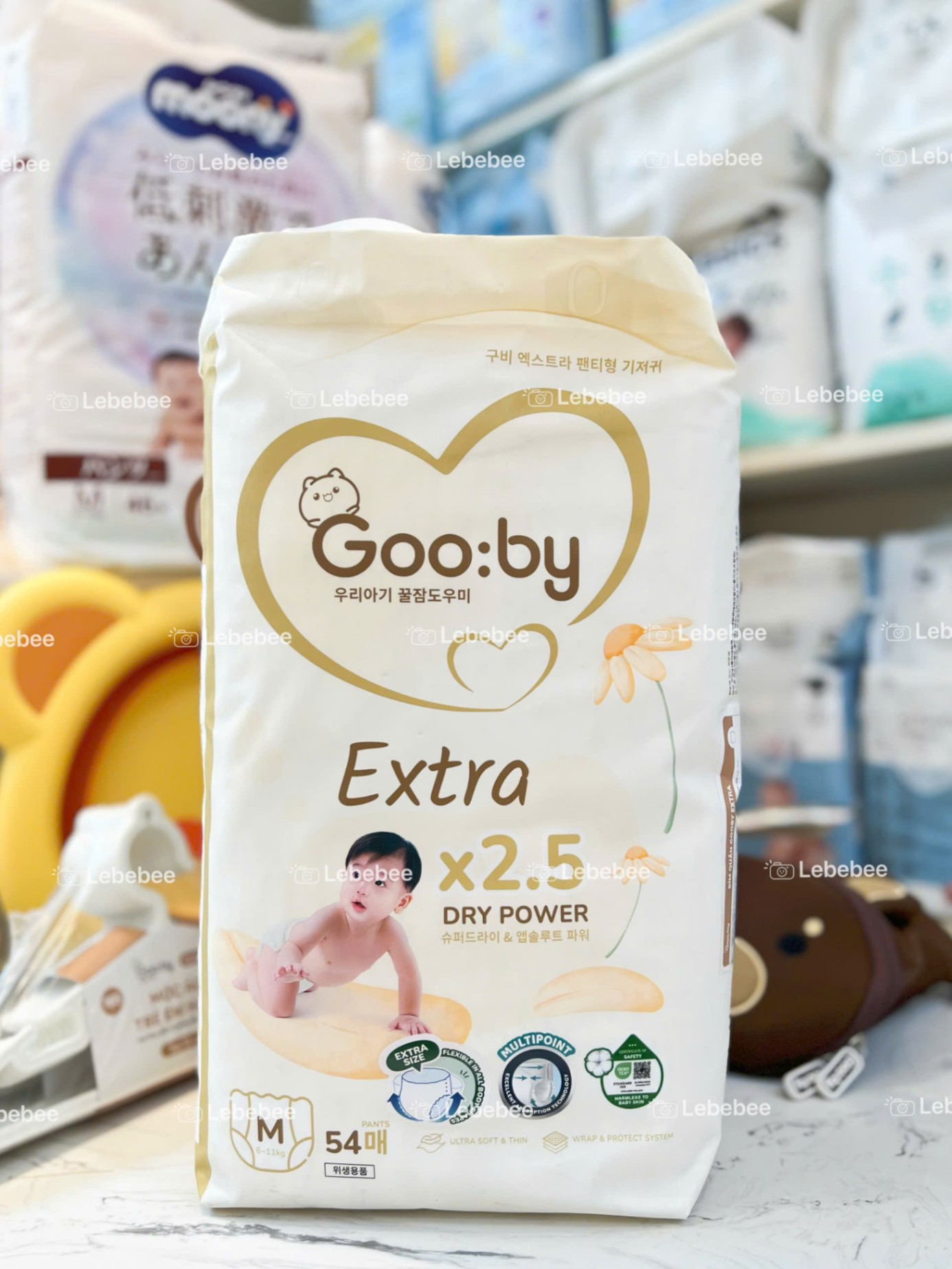 Bỉm quần Gooby Extra – Size M54 ( 6-11kg)