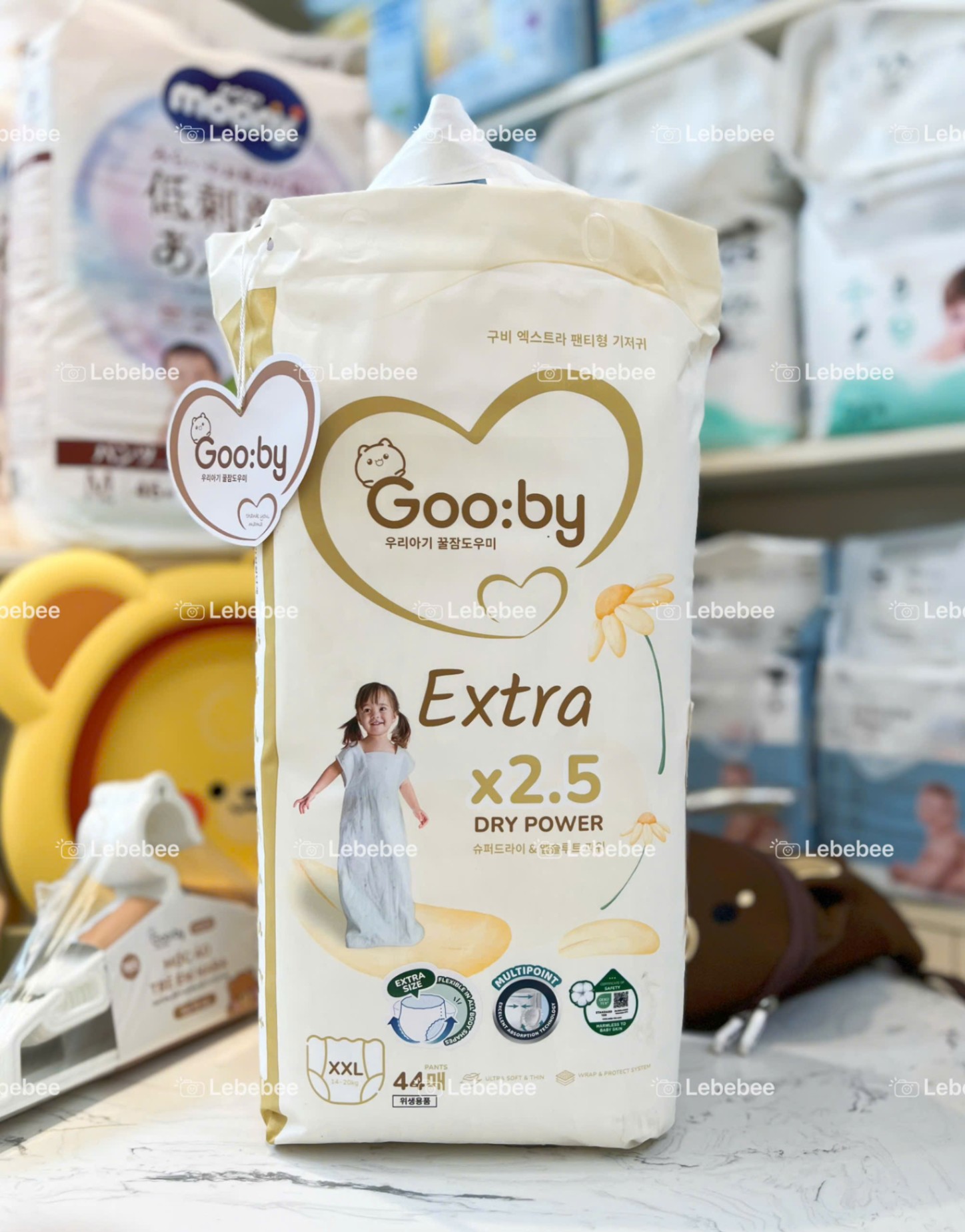 Bỉm quần Gooby Extra – Size 2XL44 ( 14-20kg)
