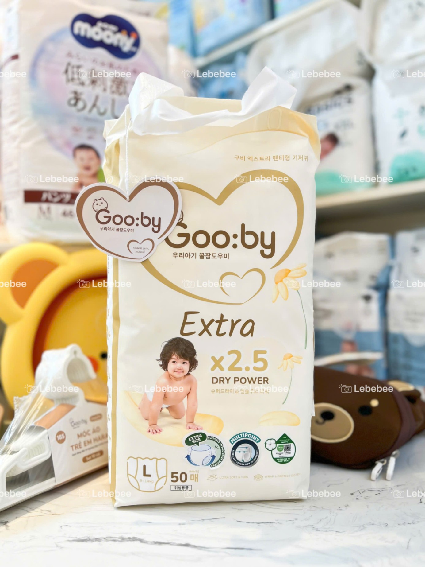 Bỉm quần Gooby Extra – Size L50 (9-14kg)