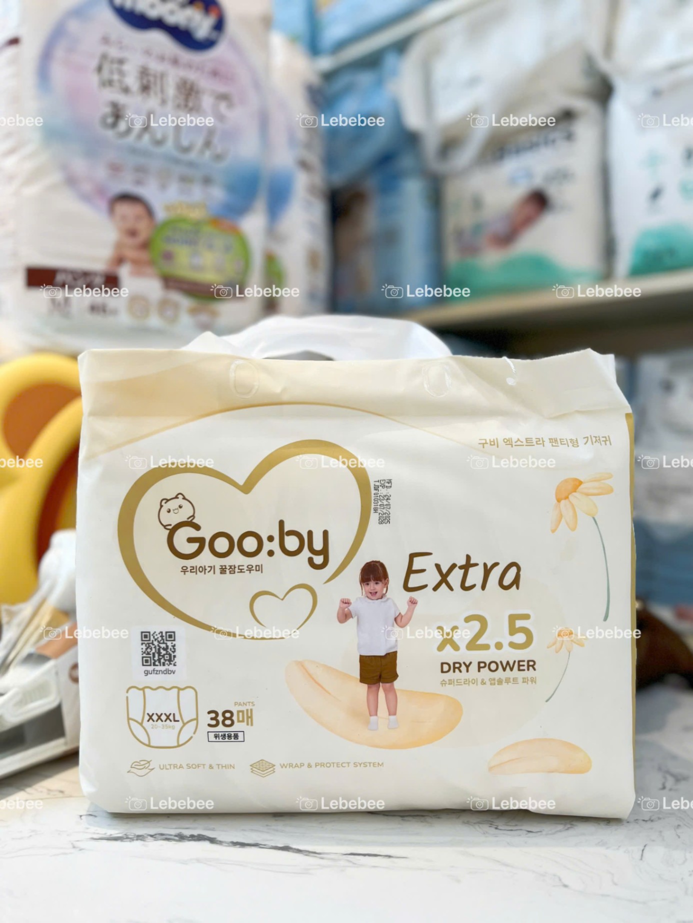 Bỉm quần Gooby Extra – Size 3XL 38 miếng ( 20-35kg)