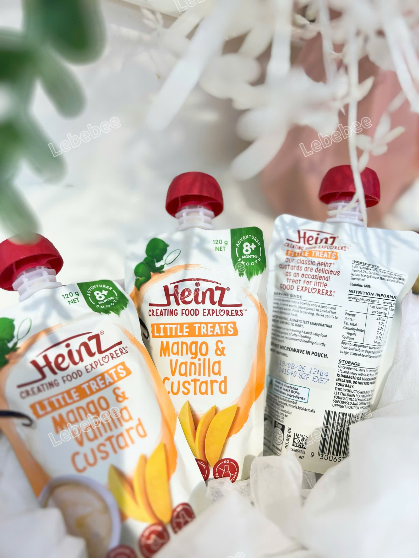 Váng sữa Heinz Úc gói 120g ( Vị Xoài)
