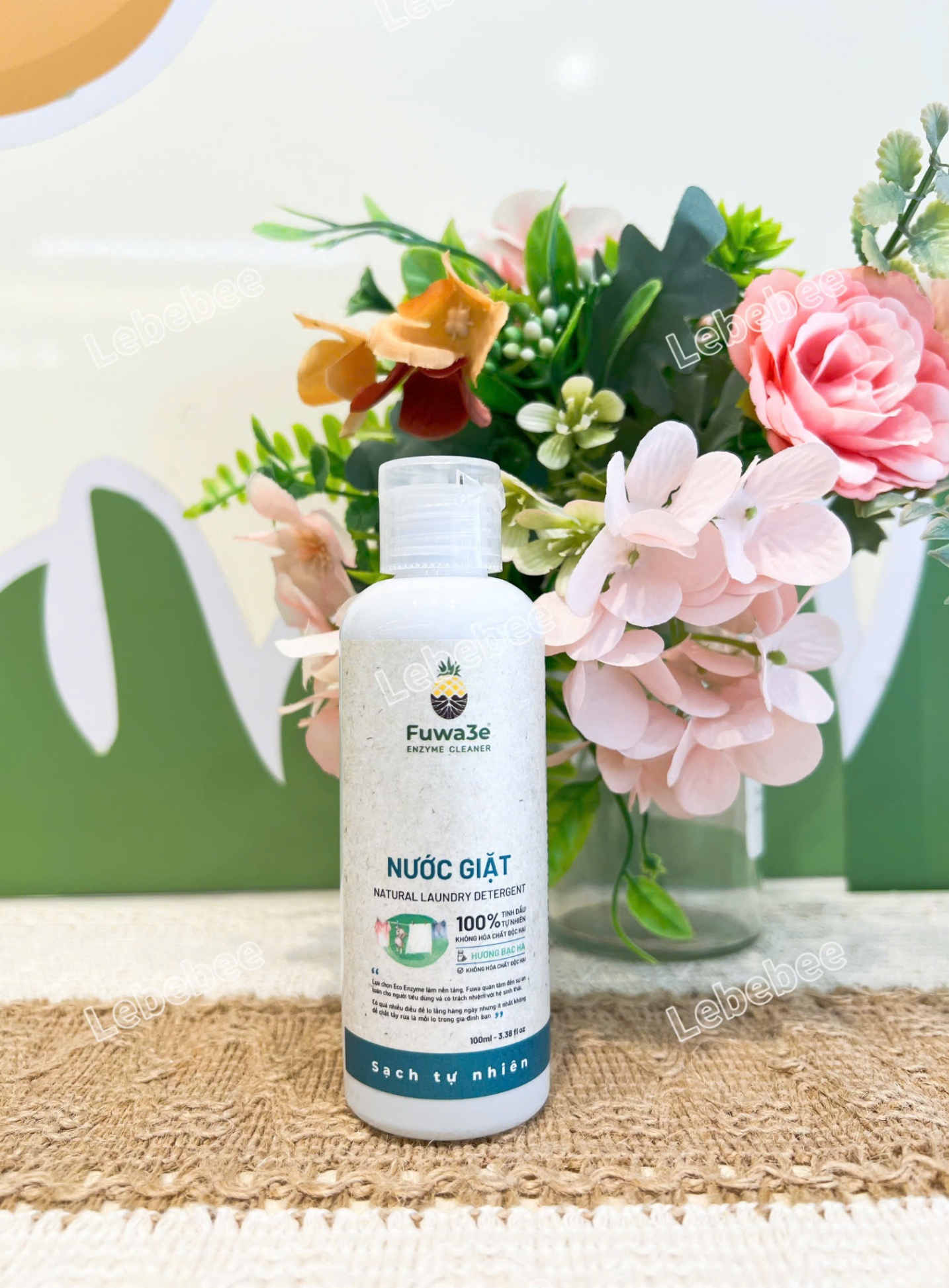 Nước giặt hương bạc hà FUWA3E 100ml