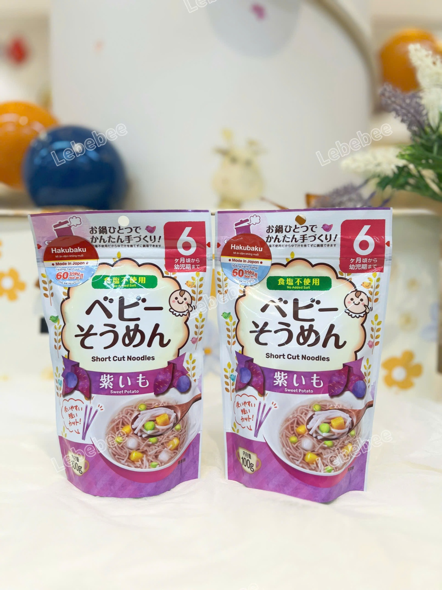 mỳ baby somen vị khoai lang 6m+ 100g