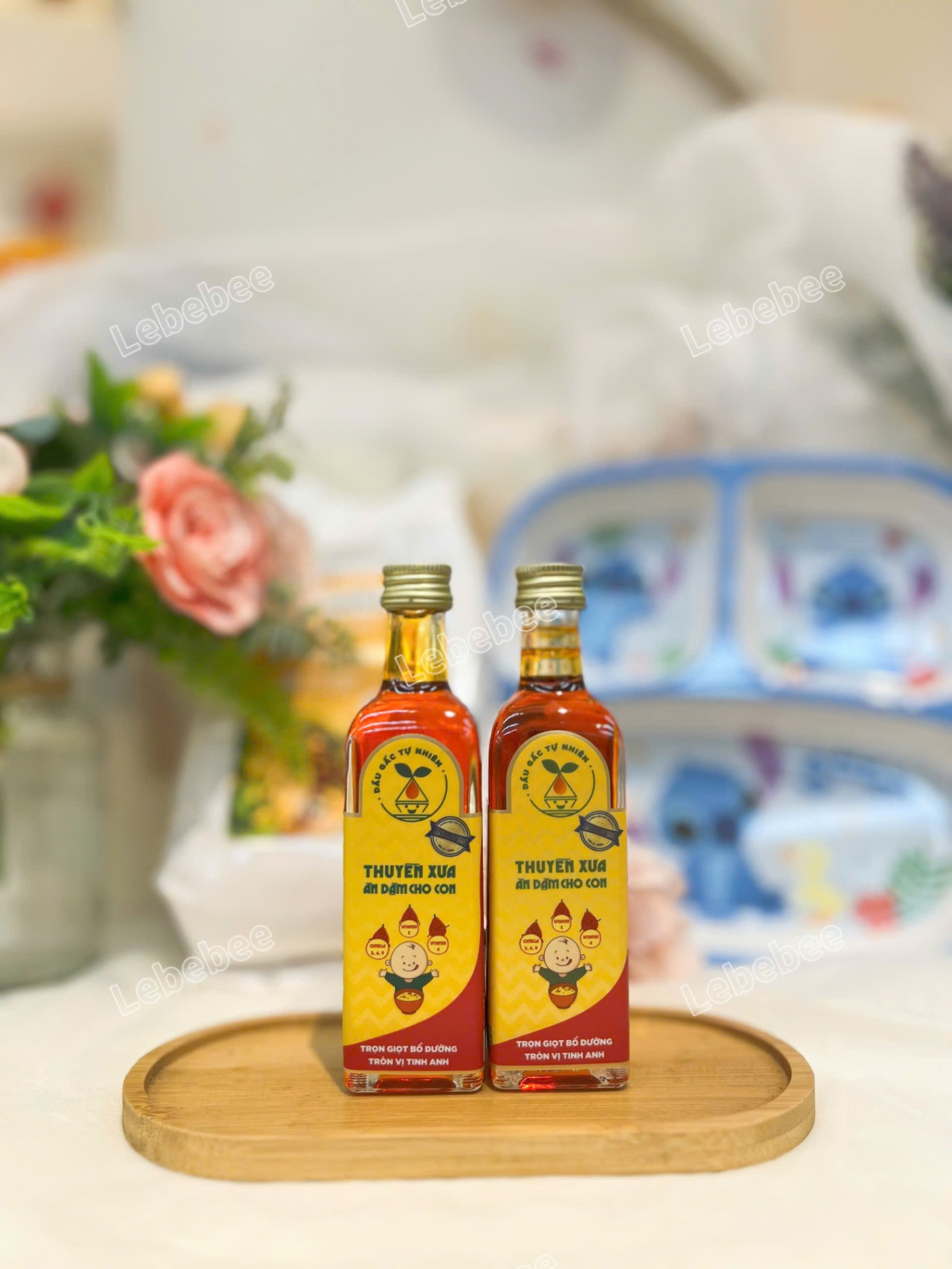 Dầu gấc tự nhiên Thuyền Xưa ăn dặm cho con ( chai 65ml)