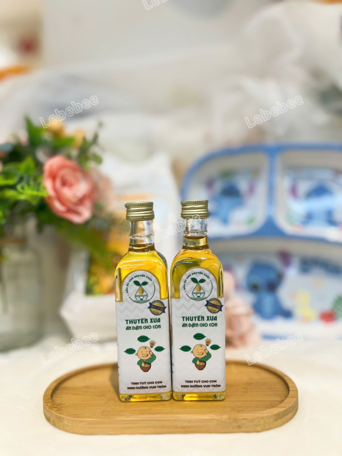 Dầu óc chó nguyên chất Thuyền Xưa ăn dặm cho con ( chai 65ml)