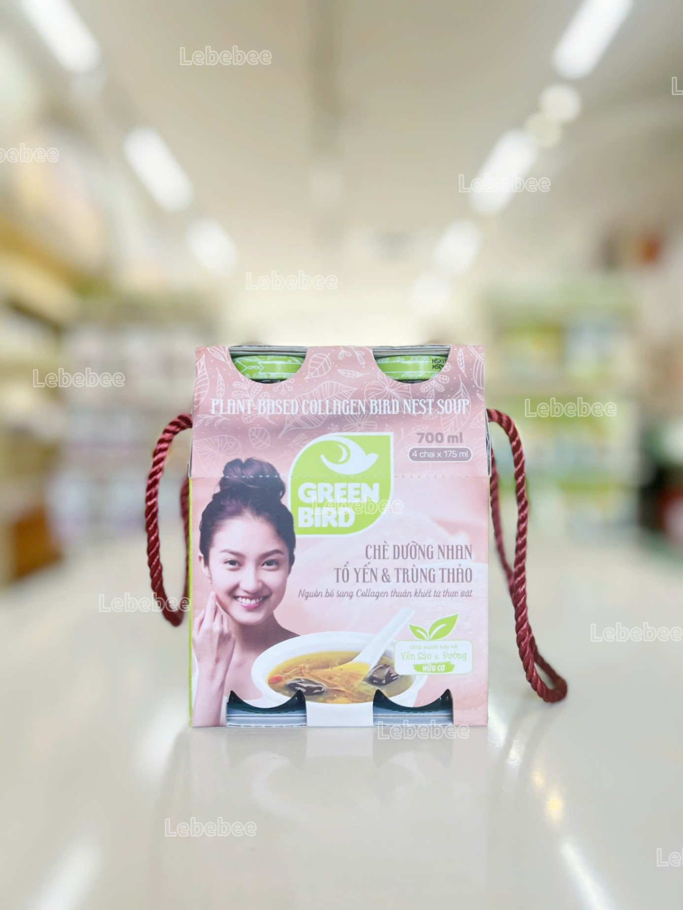 Chè dưỡng nhan tổ yến và trùng thảo 185ml