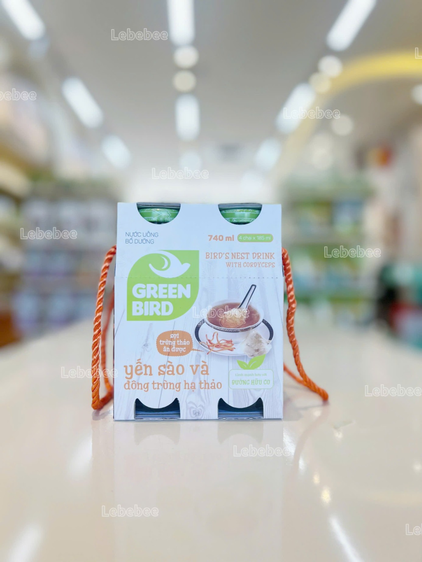 Yến Sào và Đông Trùng Hạ Thảo (Lốc 4) 185ml