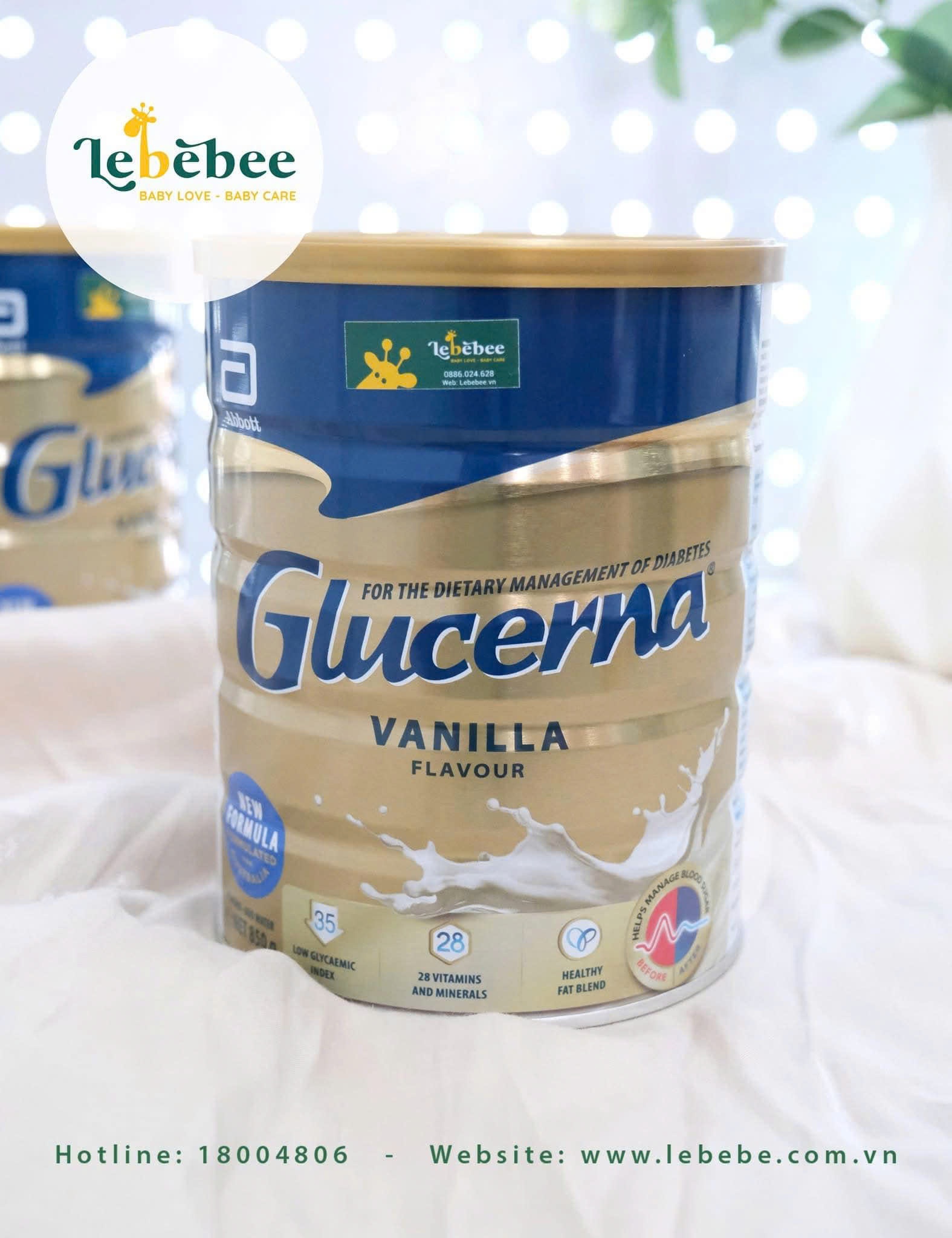 Sữa Glucerna Úc Dành Cho Người Tiểu Đường 850G ( Nhập khẩu)